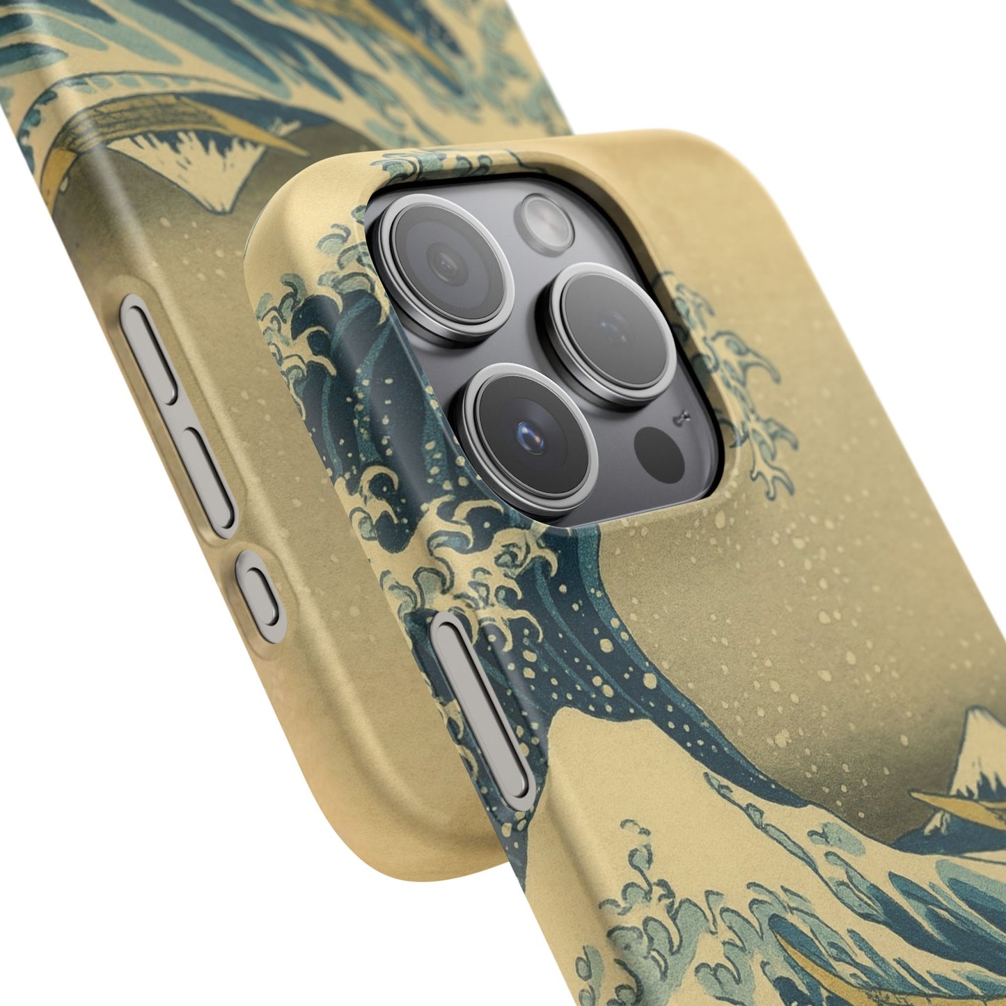 Babushka Cat x  The Great Wave Off Kanagawa Snap Phone Case