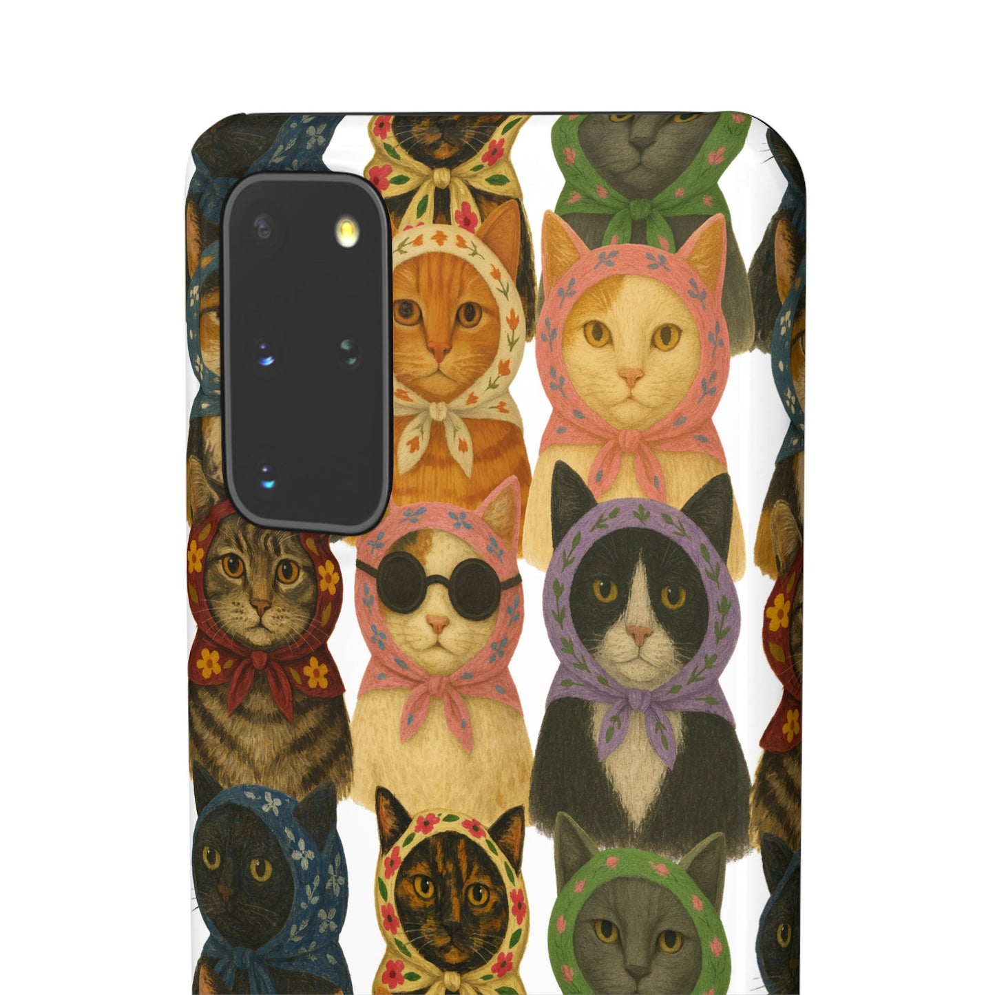 Babushka Cat Snap Phone Cases