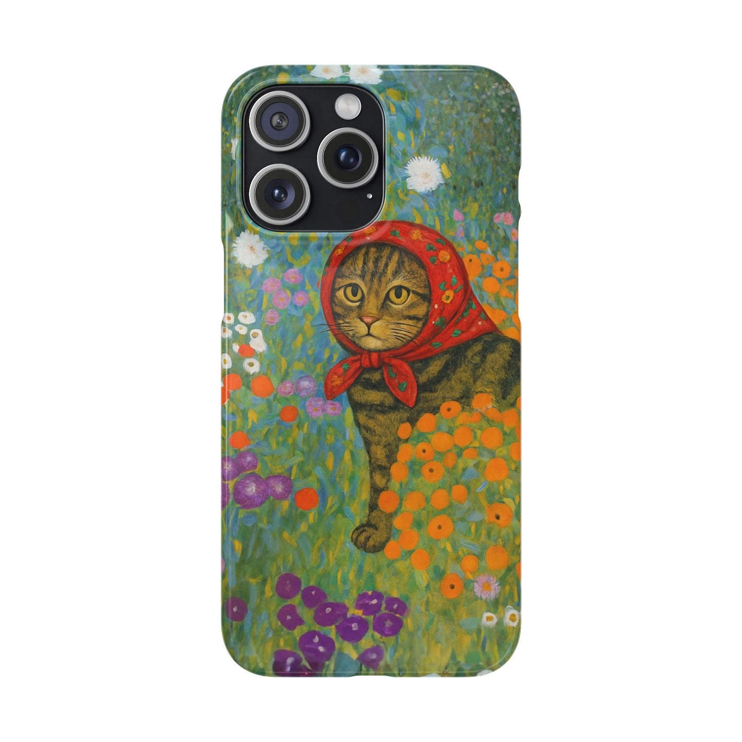 Babushka Cat Gusav Klimt Snap Phone Case