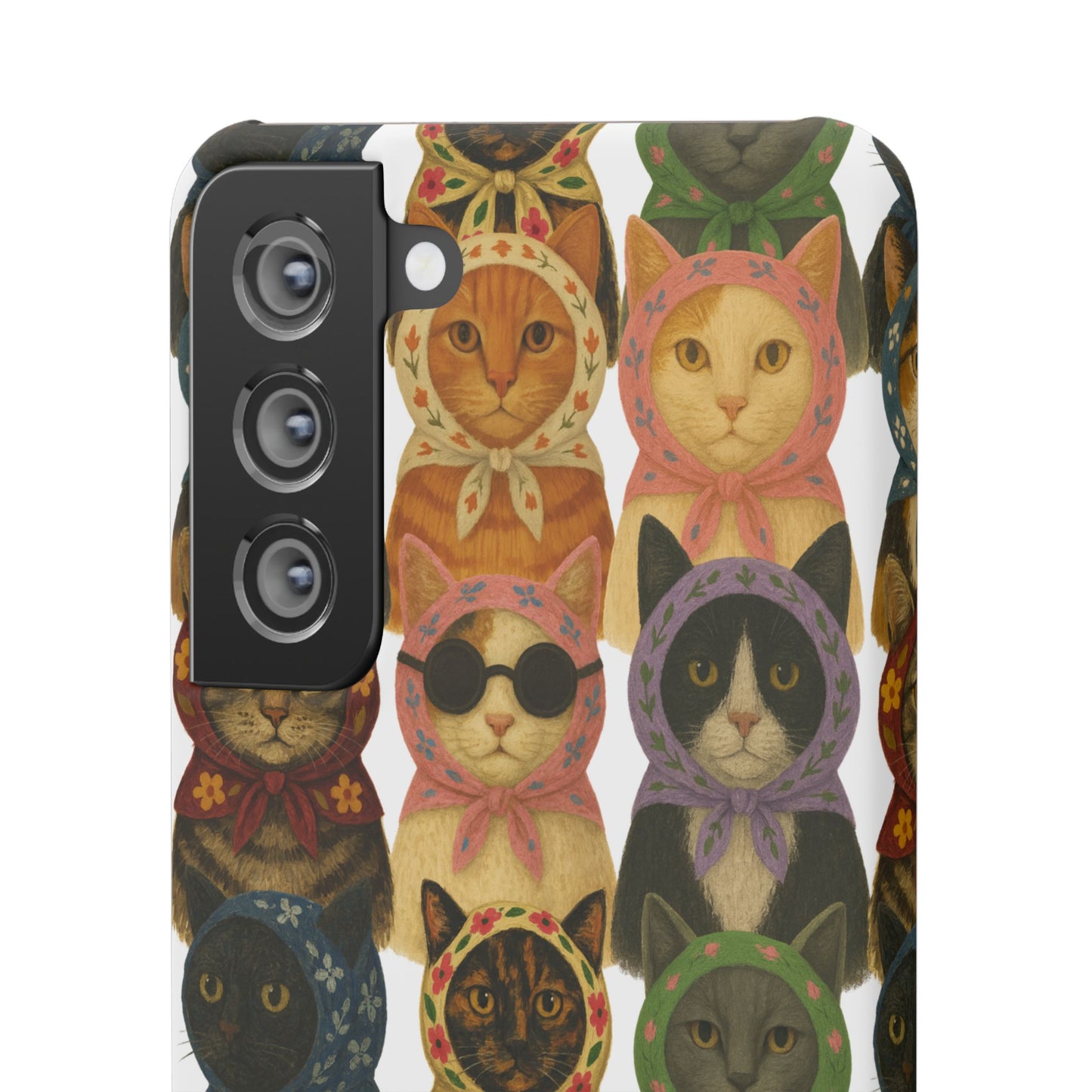 Babushka Cat Snap Phone Cases