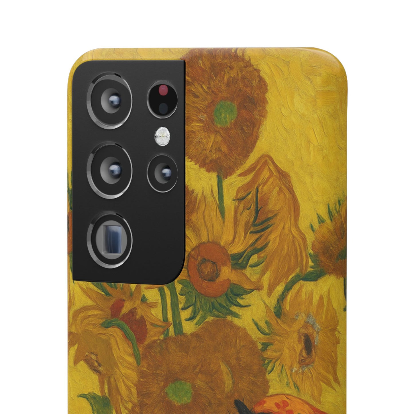 Babushka Cat Van Gogh Sunflowers Snap Phone Case