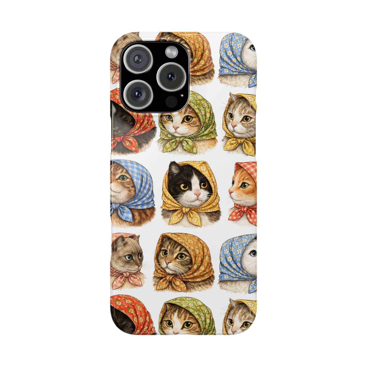 Babushka Cats Snap Phone Case