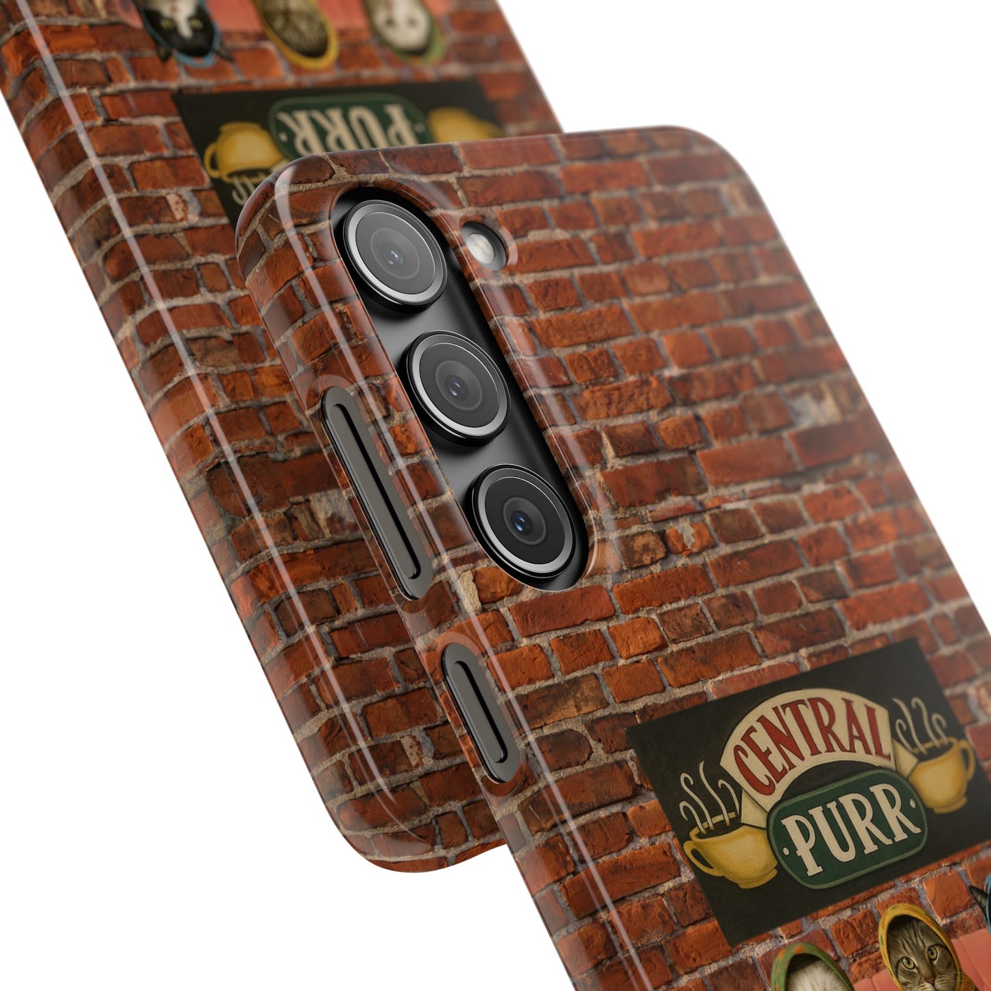 Babushka Cat Coffee Shop Snap Phone Case