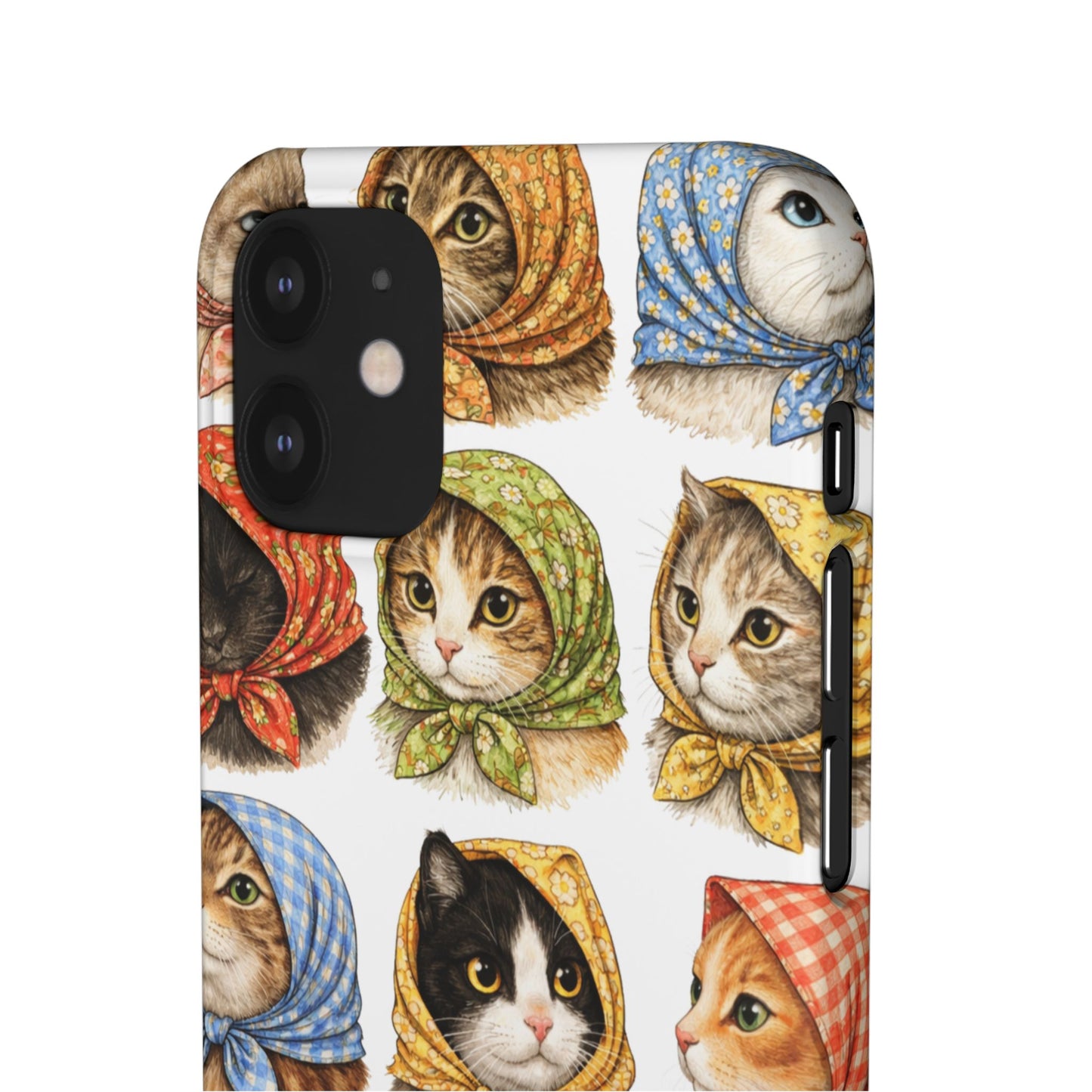 Babushka Cats Snap Phone Case