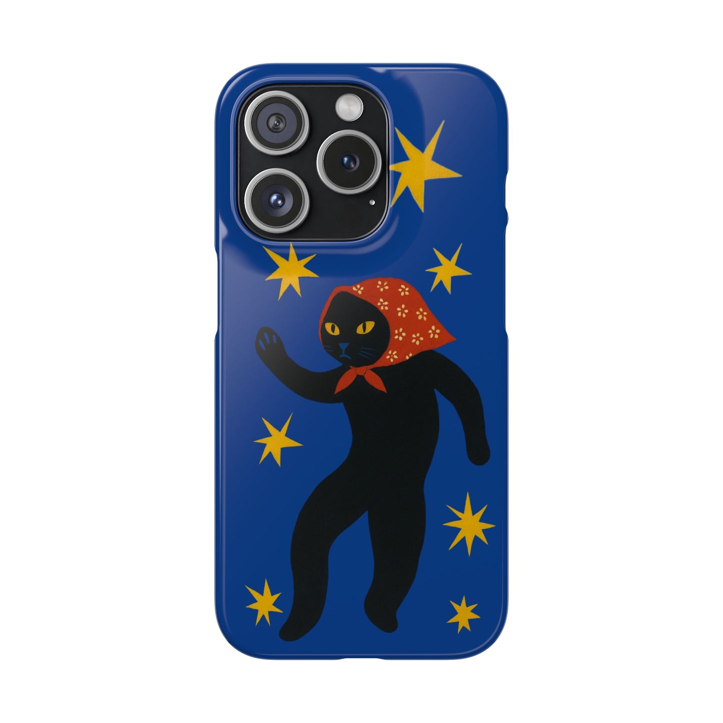 Babushka Cat x Matisse Style Snap Phone Case