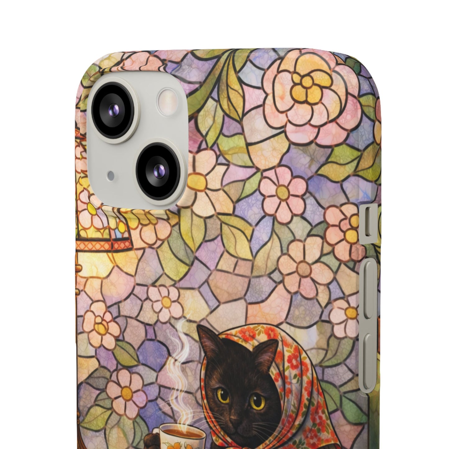 Babushka Cat Reads Artistic Literary Snap Phone Cases