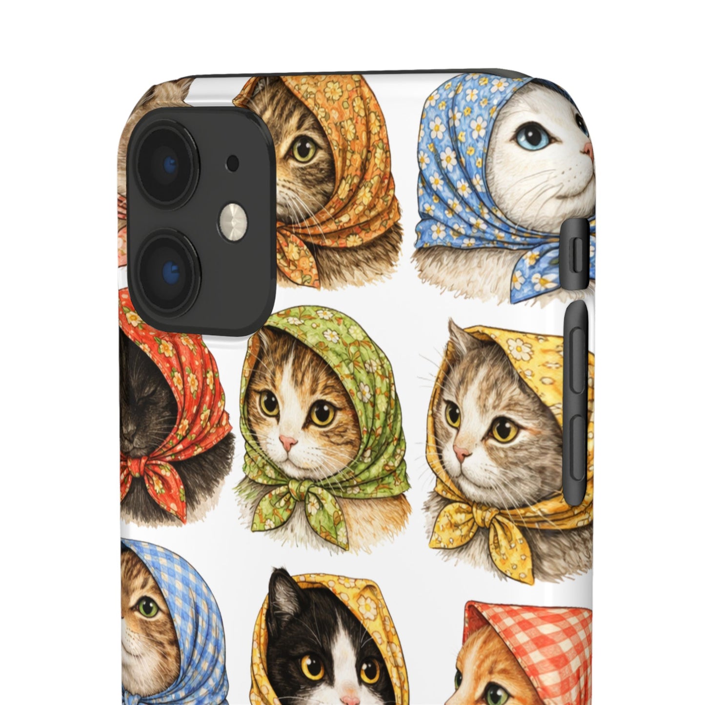 Babushka Cats Snap Phone Case