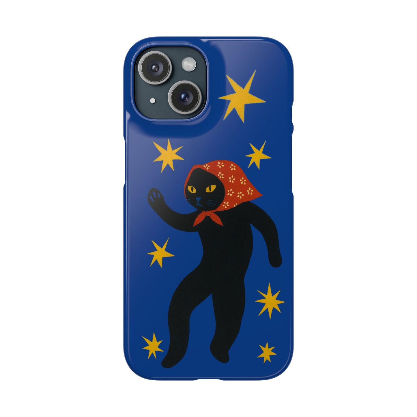 Babushka Cat x Matisse Style Snap Phone Case