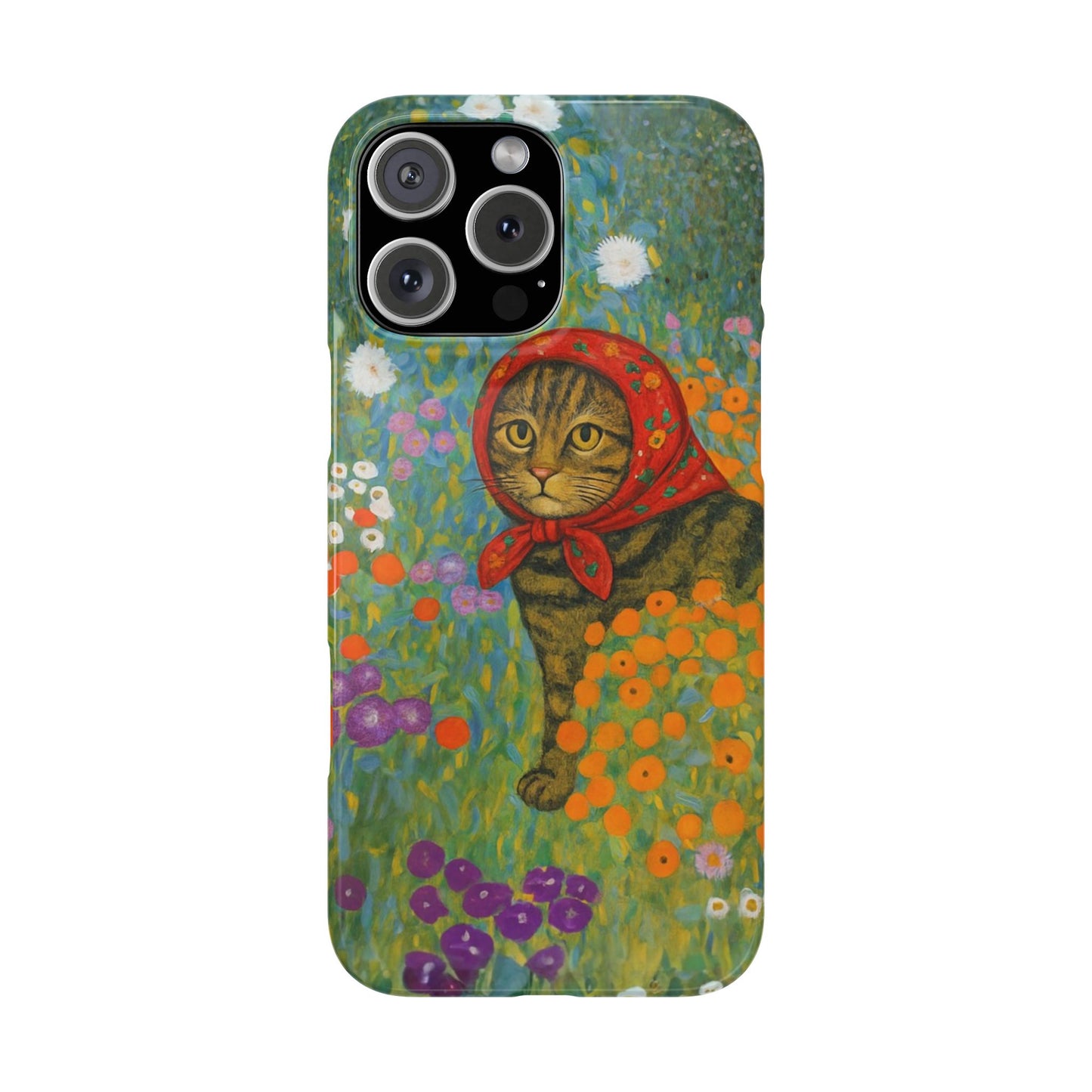 Babushka Cat Gusav Klimt Snap Phone Case