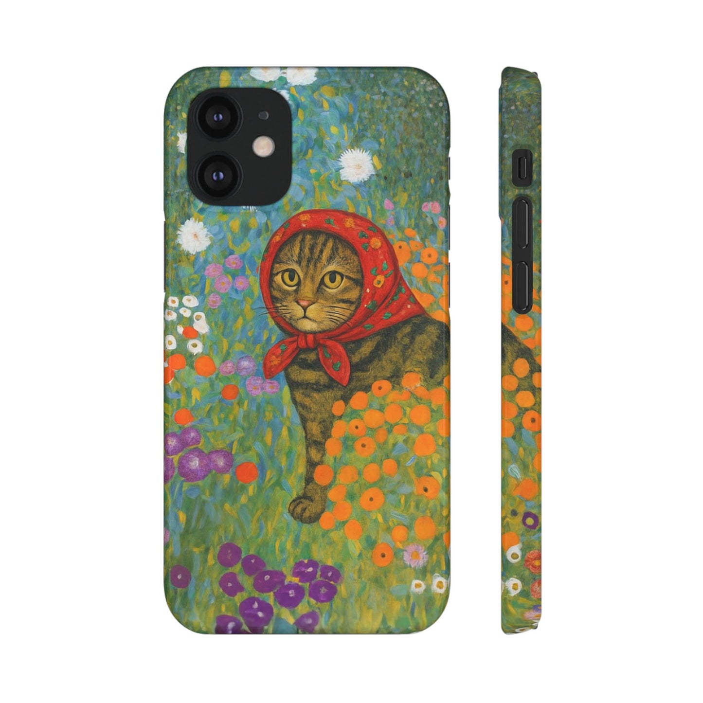 Babushka Cat Gusav Klimt Snap Phone Case