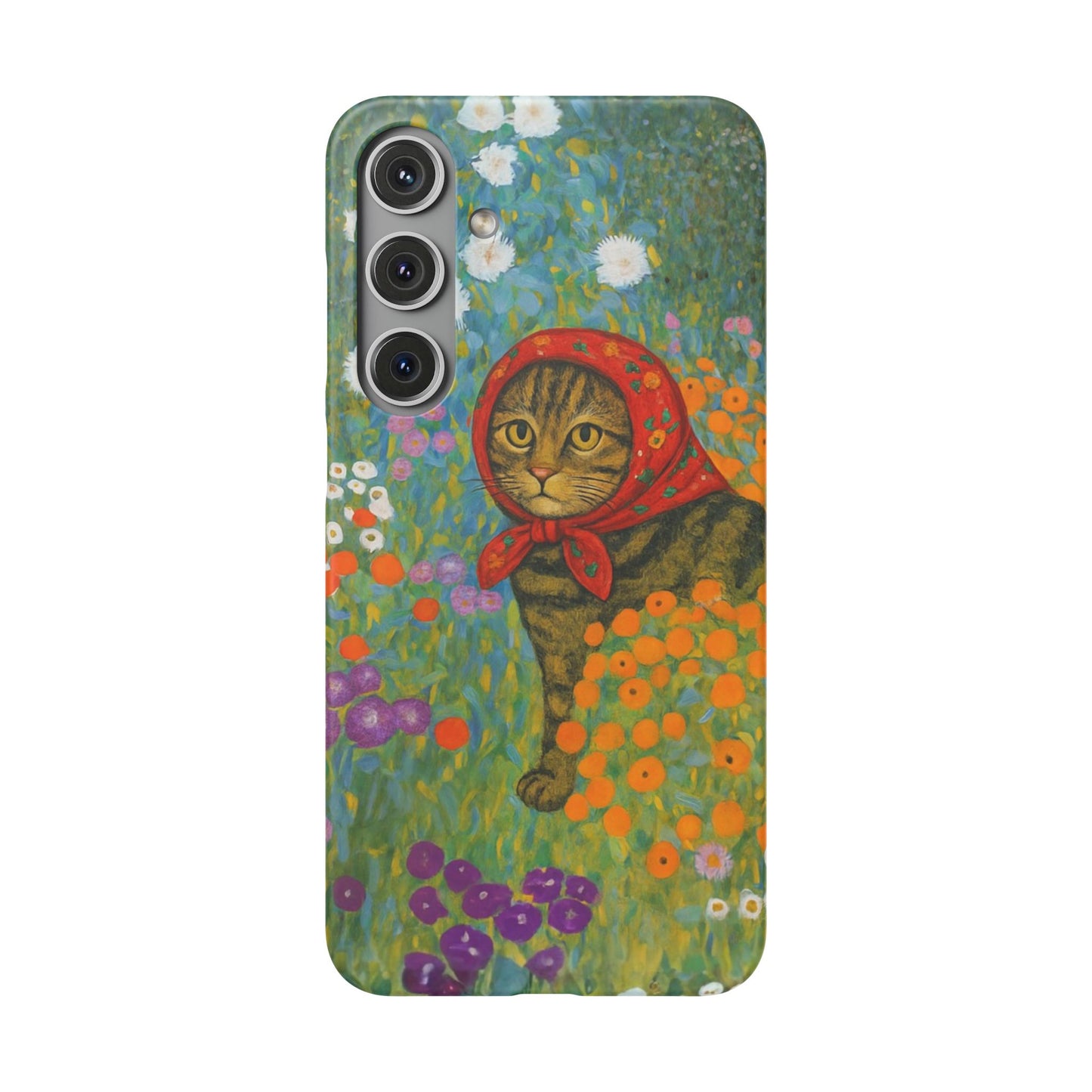 Babushka Cat Gusav Klimt Snap Phone Case