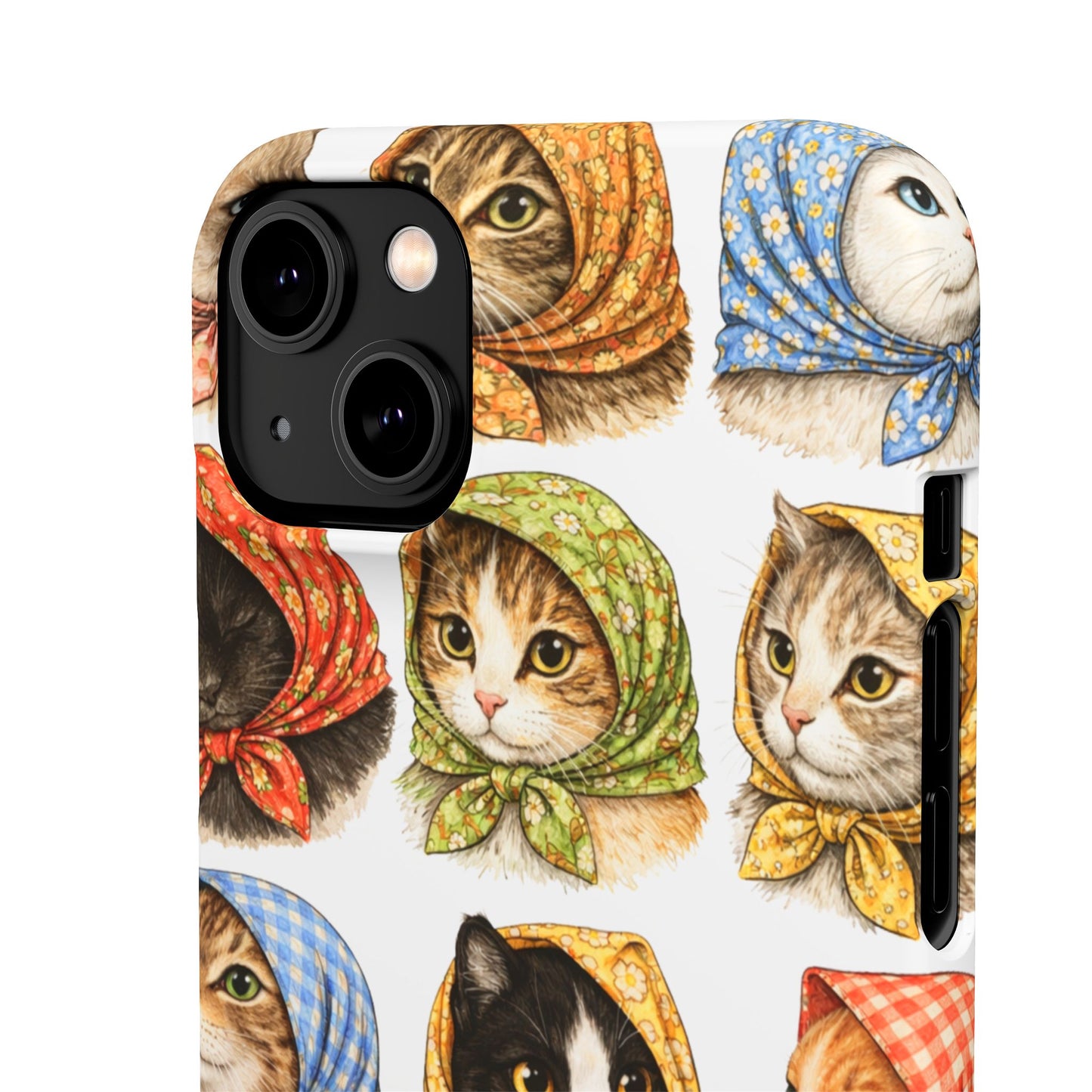 Babushka Cats Snap Phone Case