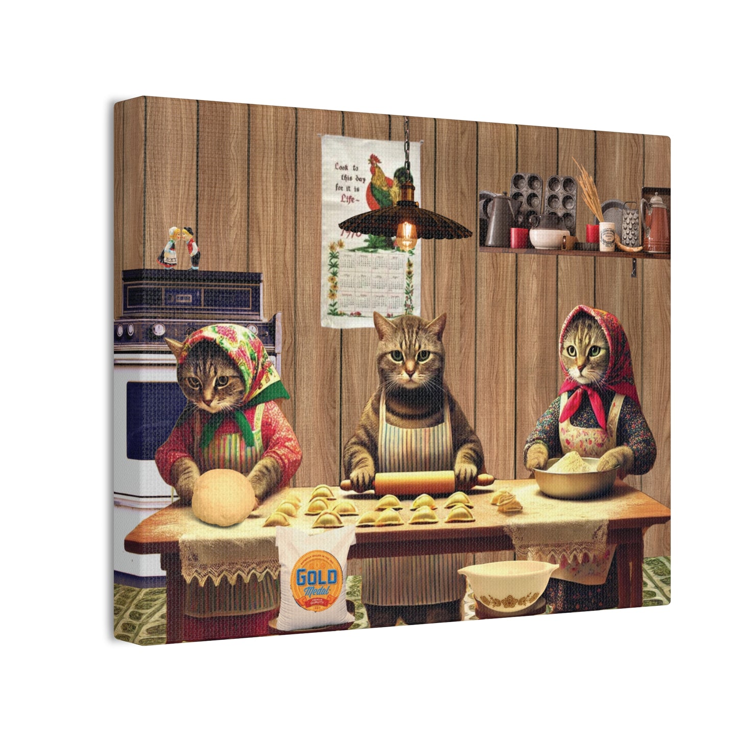 Babushka Cats Pierogi Making Party