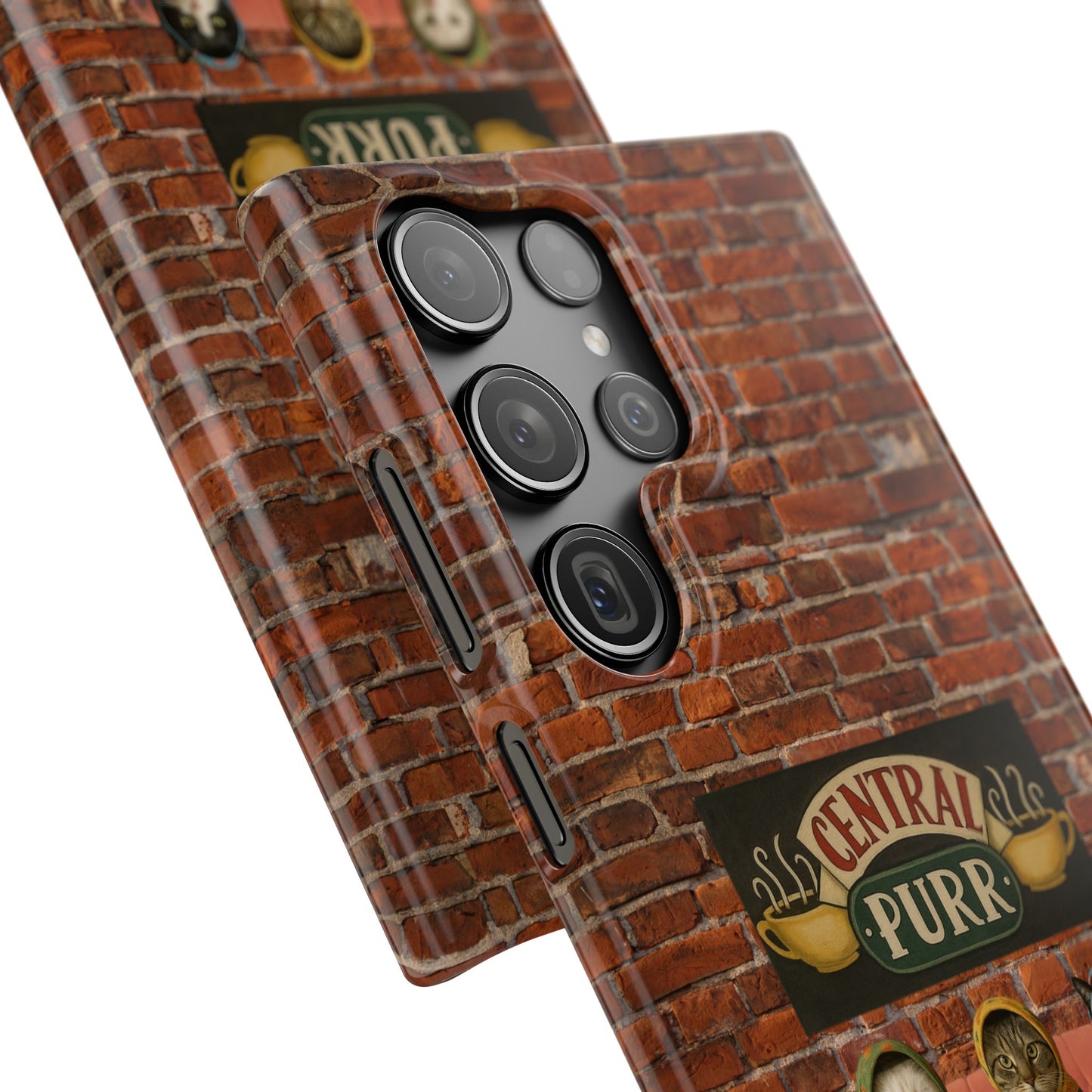 Babushka Cat Coffee Shop Snap Phone Case