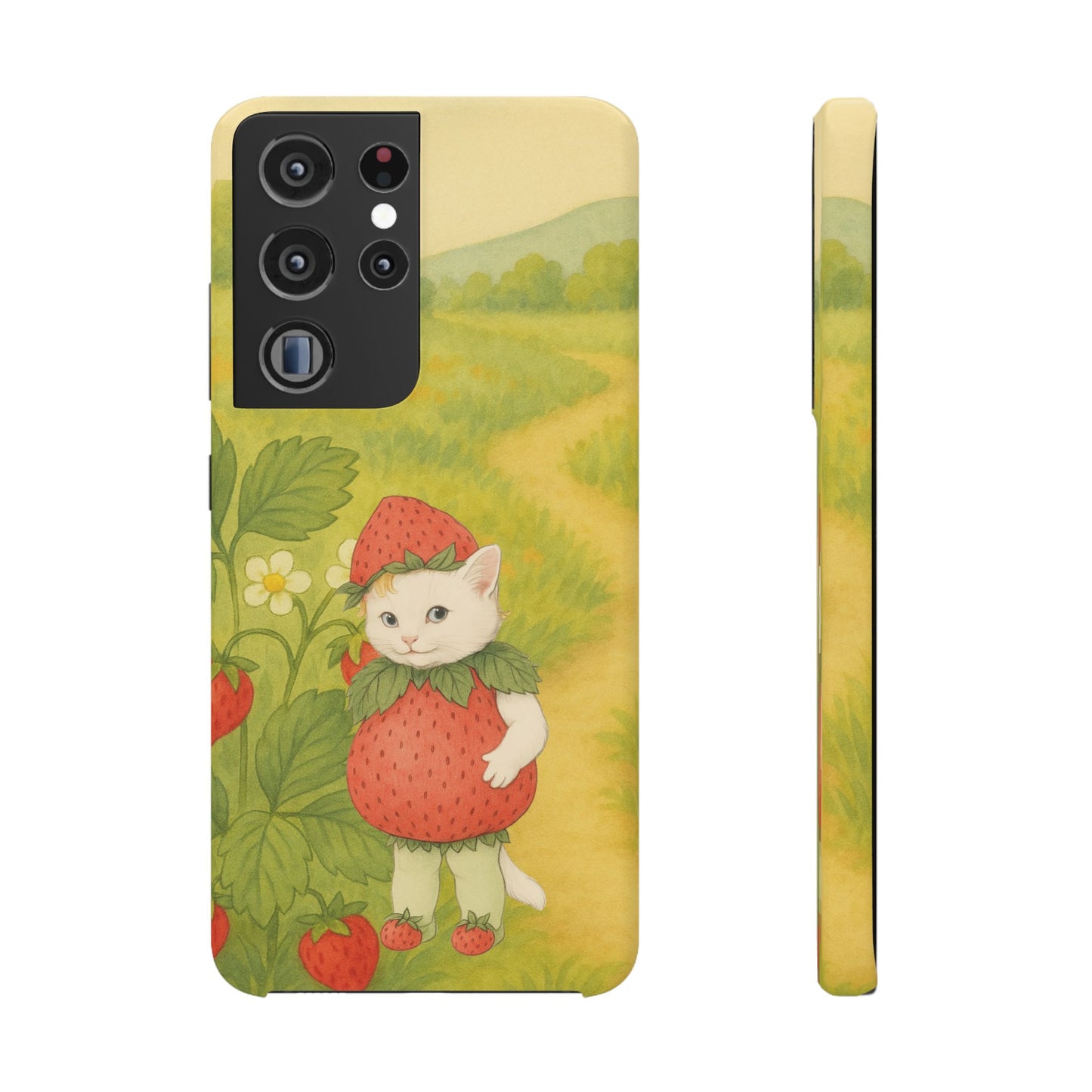 Strawberry Cat x Mother Earth's Children Snap Phone Case
