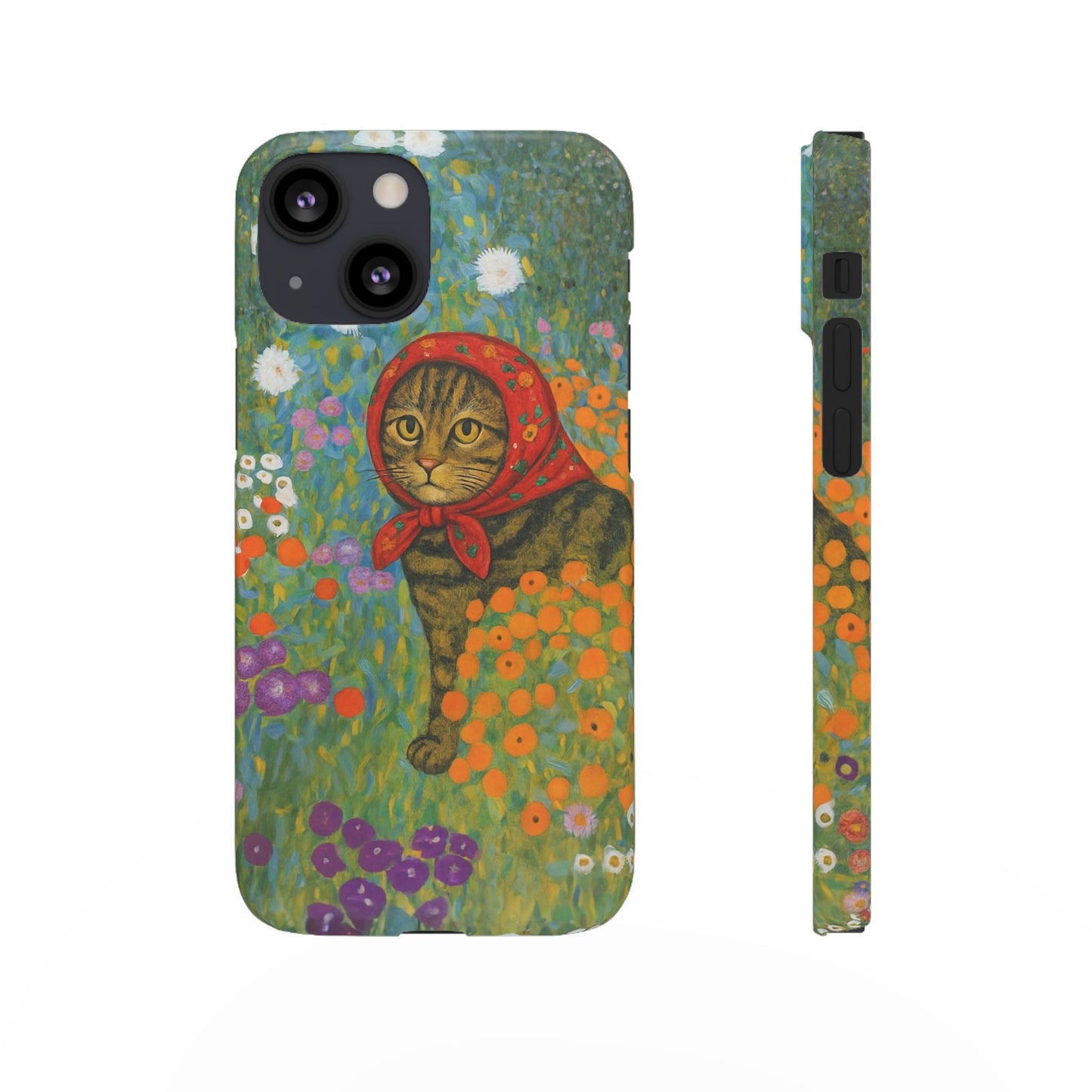 Babushka Cat Gusav Klimt Snap Phone Case