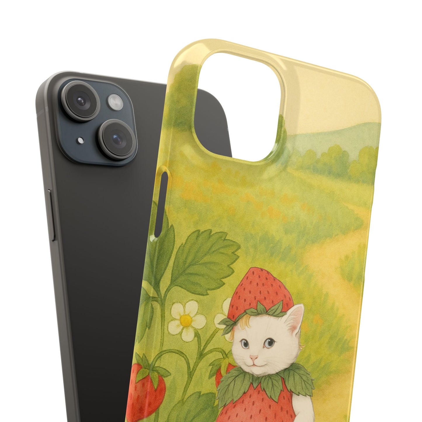Strawberry Cat x Mother Earth's Children Snap Phone Case