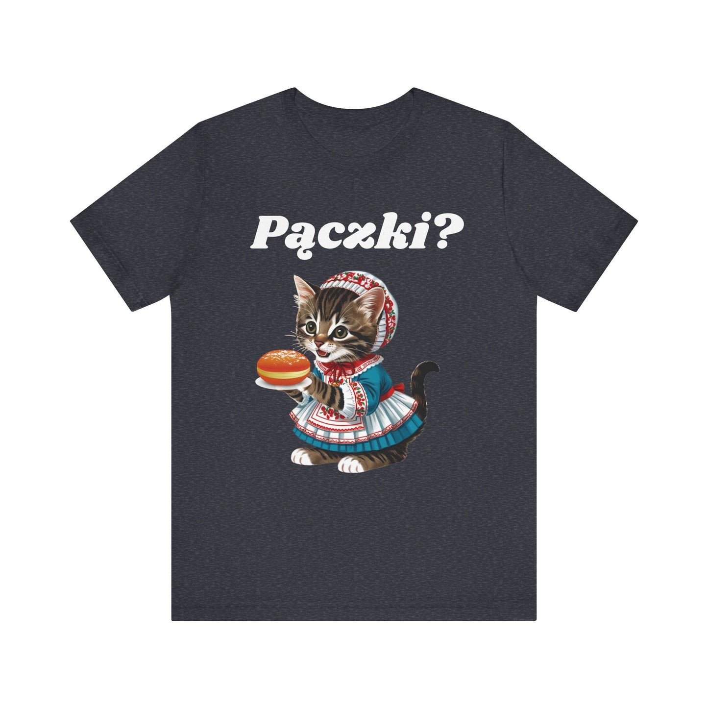 Paczki Polish Kitten Tee - Fat Tuesday Shirt- Unisex Jersey Short Sleeve