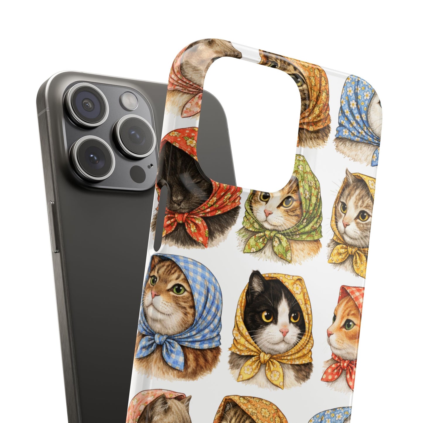 Babushka Cats Snap Phone Case