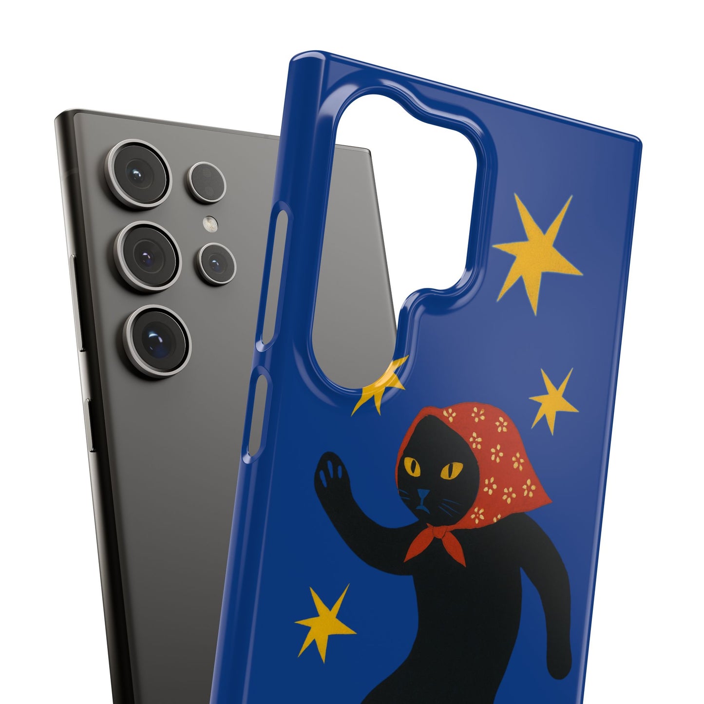 Babushka Cat x Matisse Style Snap Phone Case