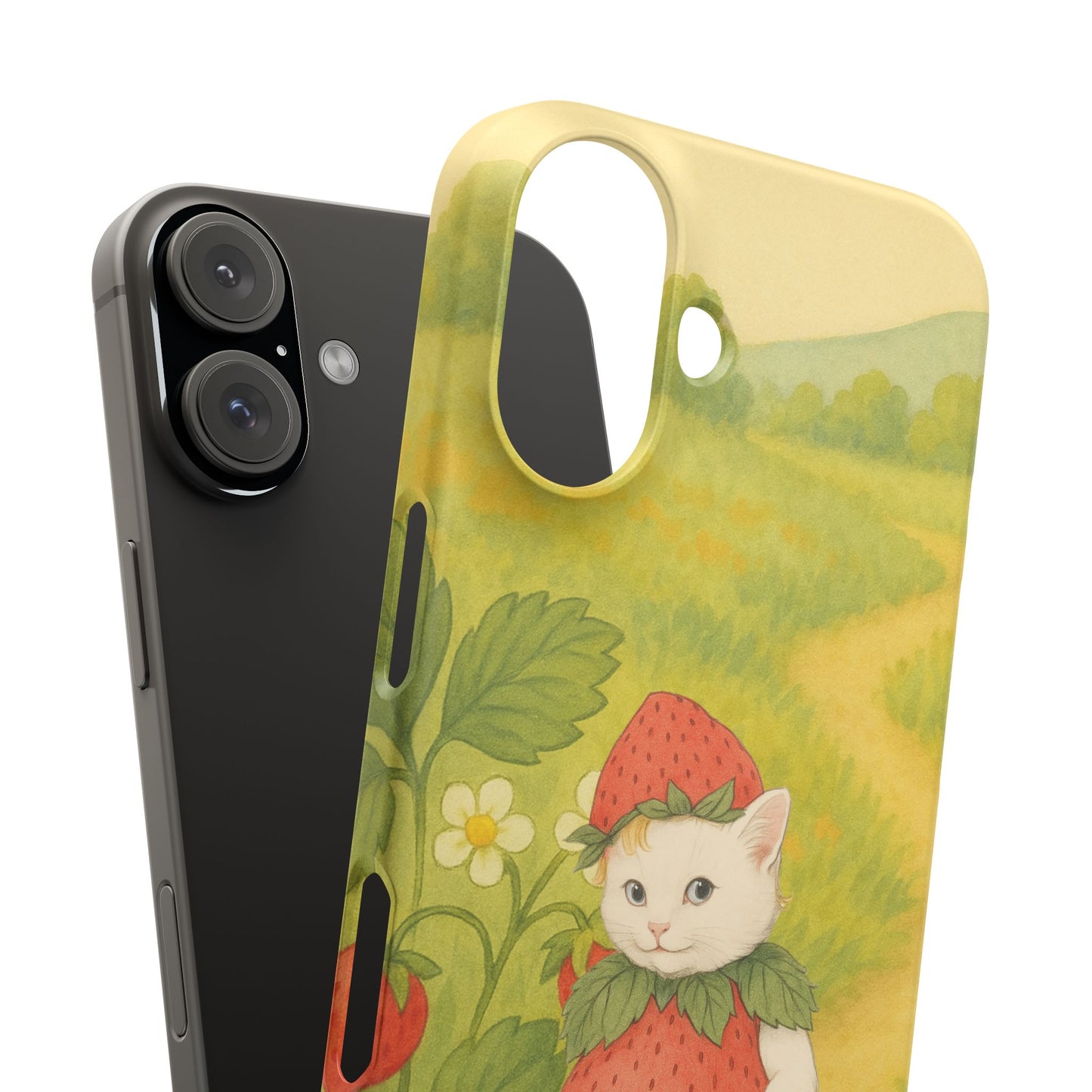 Strawberry Cat x Mother Earth's Children Snap Phone Case