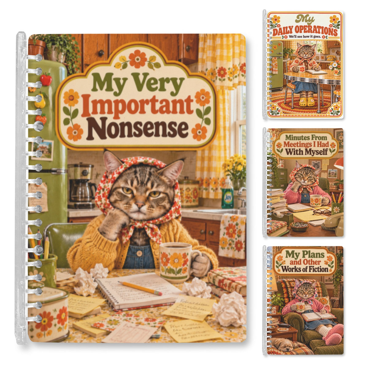 Babushka Cat Notebooks
