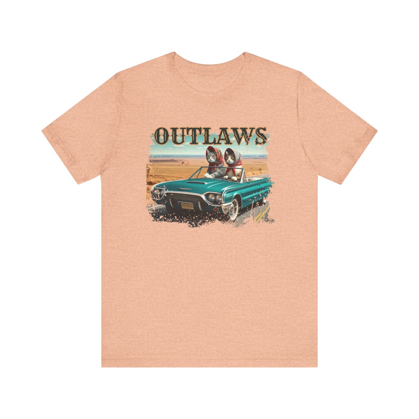 Babushka Cat Outlaws Unisex Jersey Short Sleeve Tee