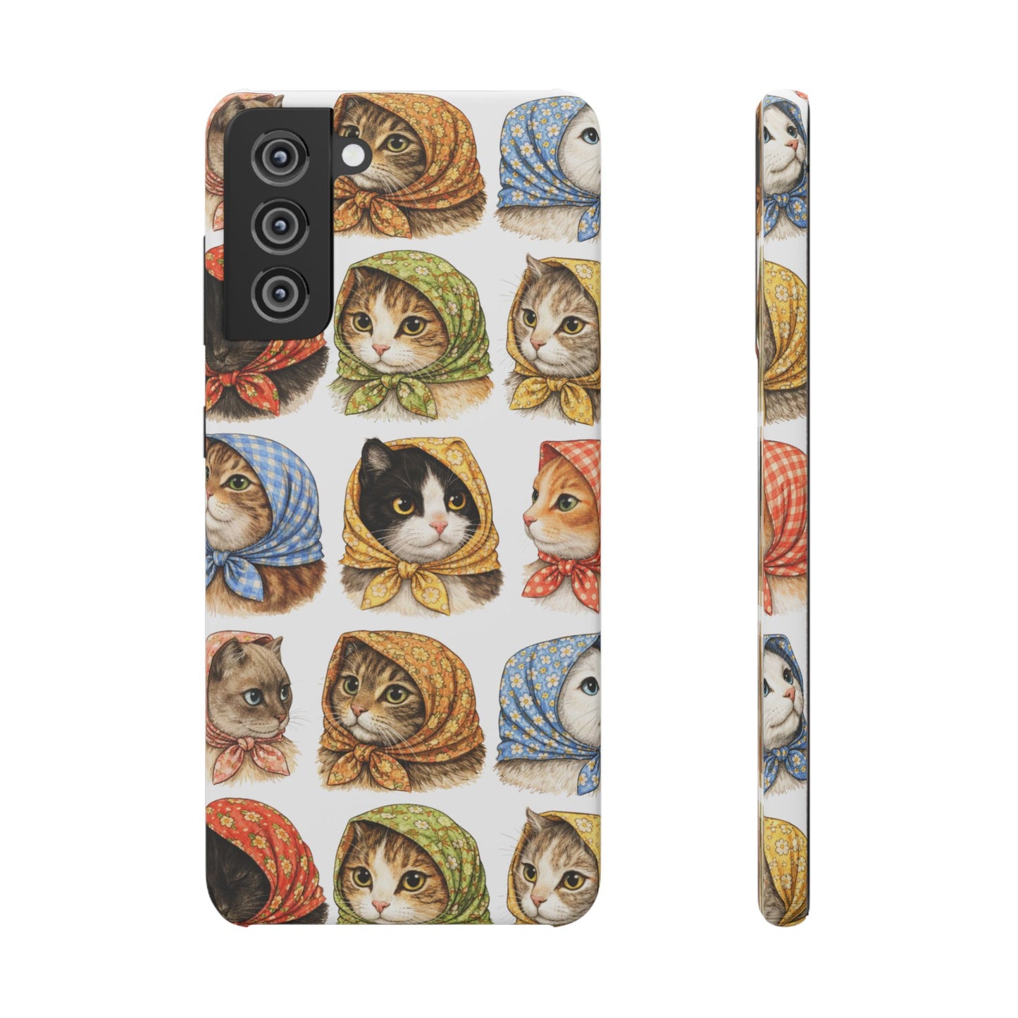 Babushka Cats Snap Phone Case