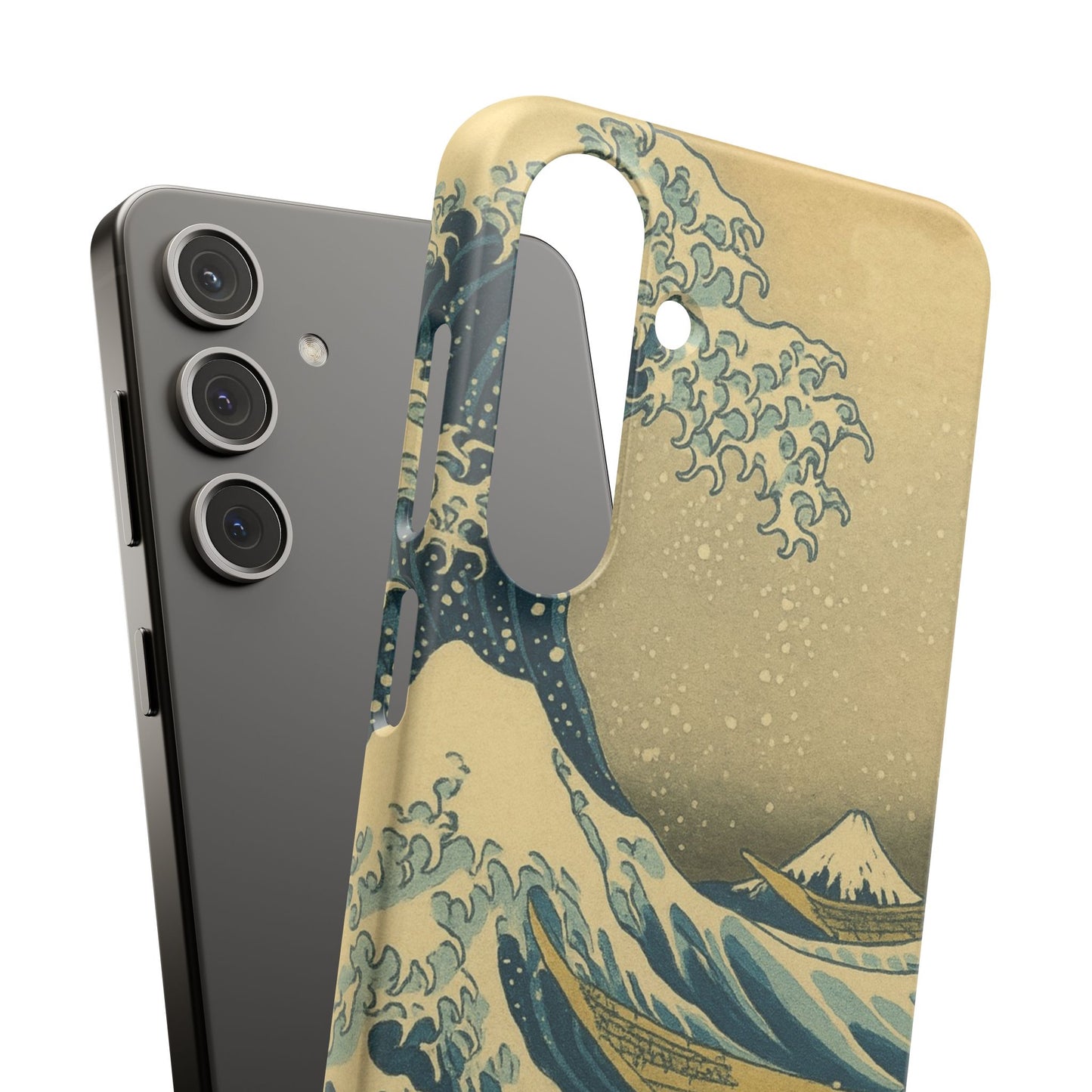 Babushka Cat x  The Great Wave Off Kanagawa Snap Phone Case
