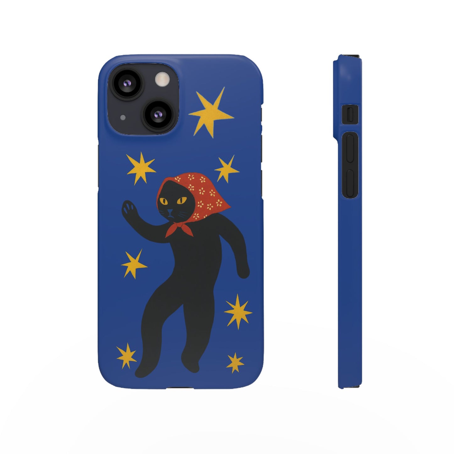Babushka Cat x Matisse Style Snap Phone Case