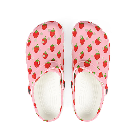 Strawberry Granny Gliders EVA Foam Rubber Shoes