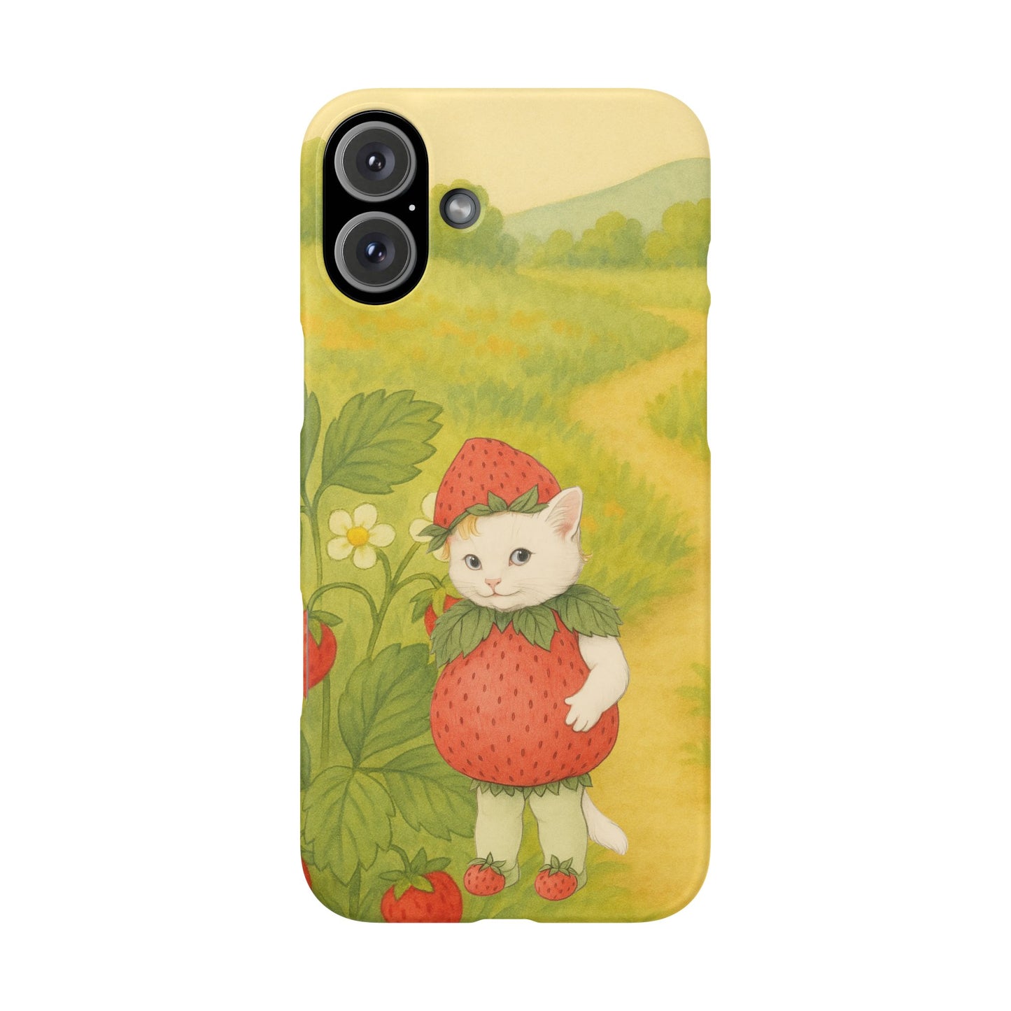 Strawberry Cat x Mother Earth's Children Snap Phone Case