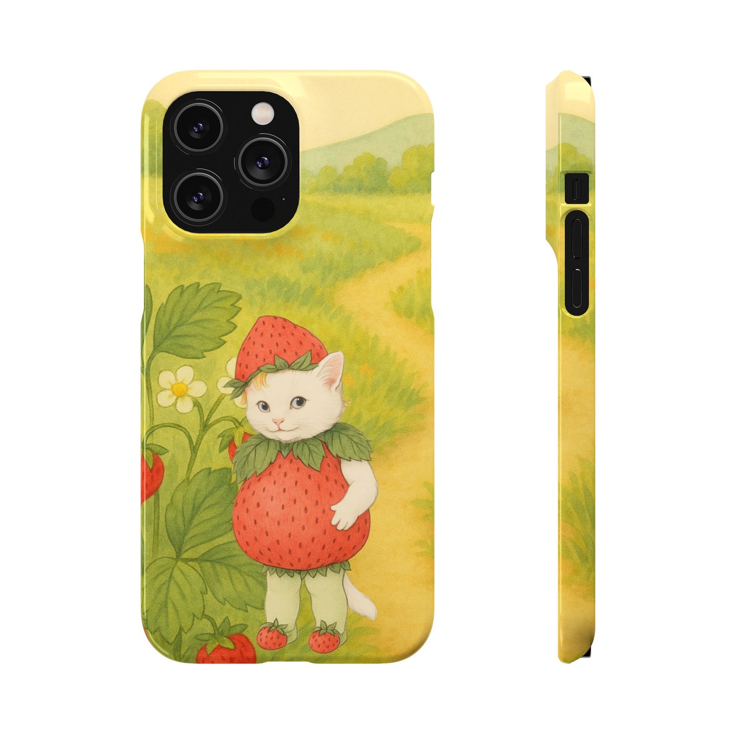 Strawberry Cat x Mother Earth's Children Snap Phone Case