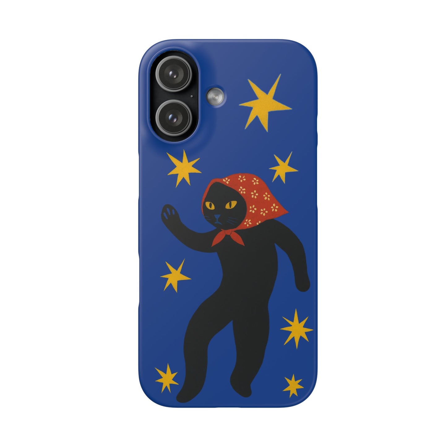 Babushka Cat x Matisse Style Snap Phone Case