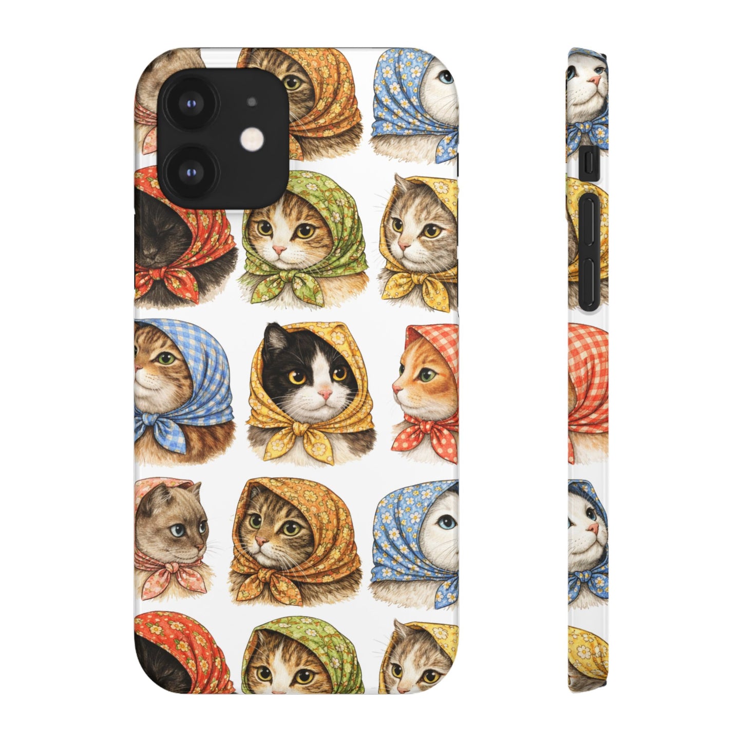 Babushka Cats Snap Phone Case