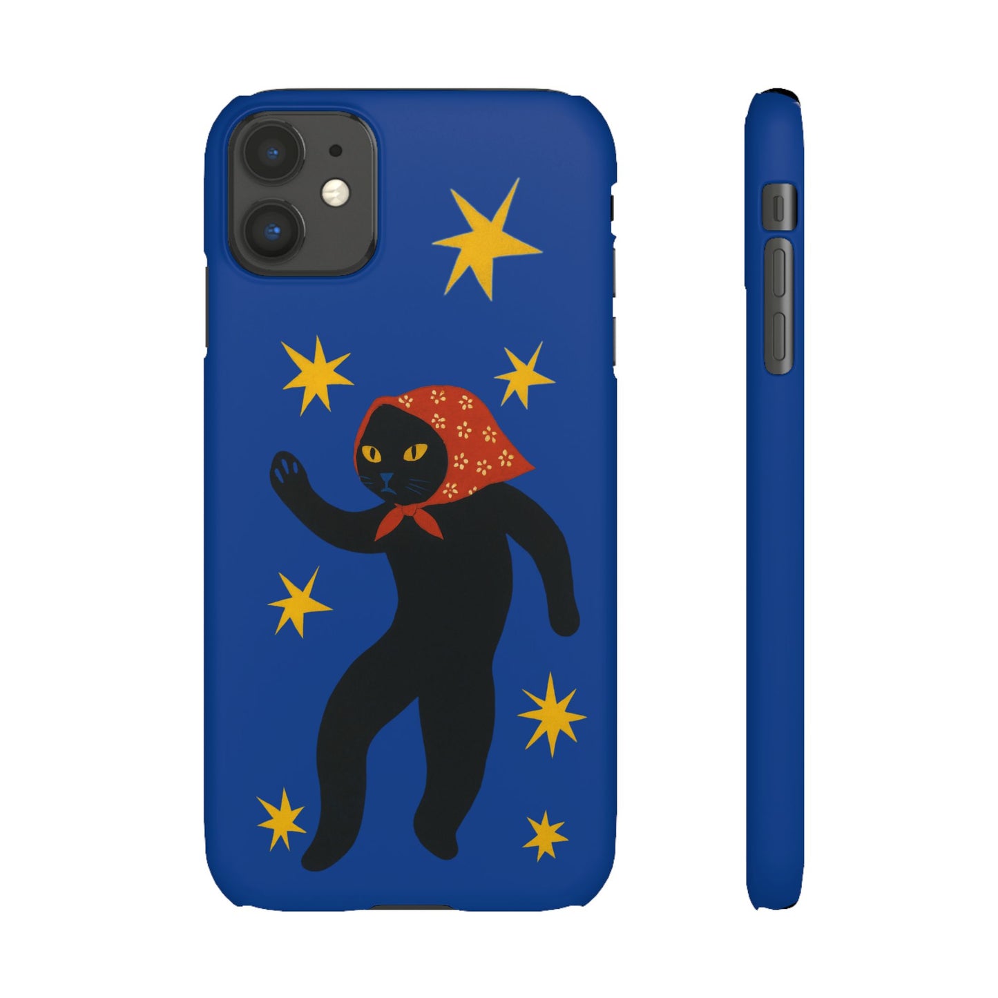 Babushka Cat x Matisse Style Snap Phone Case