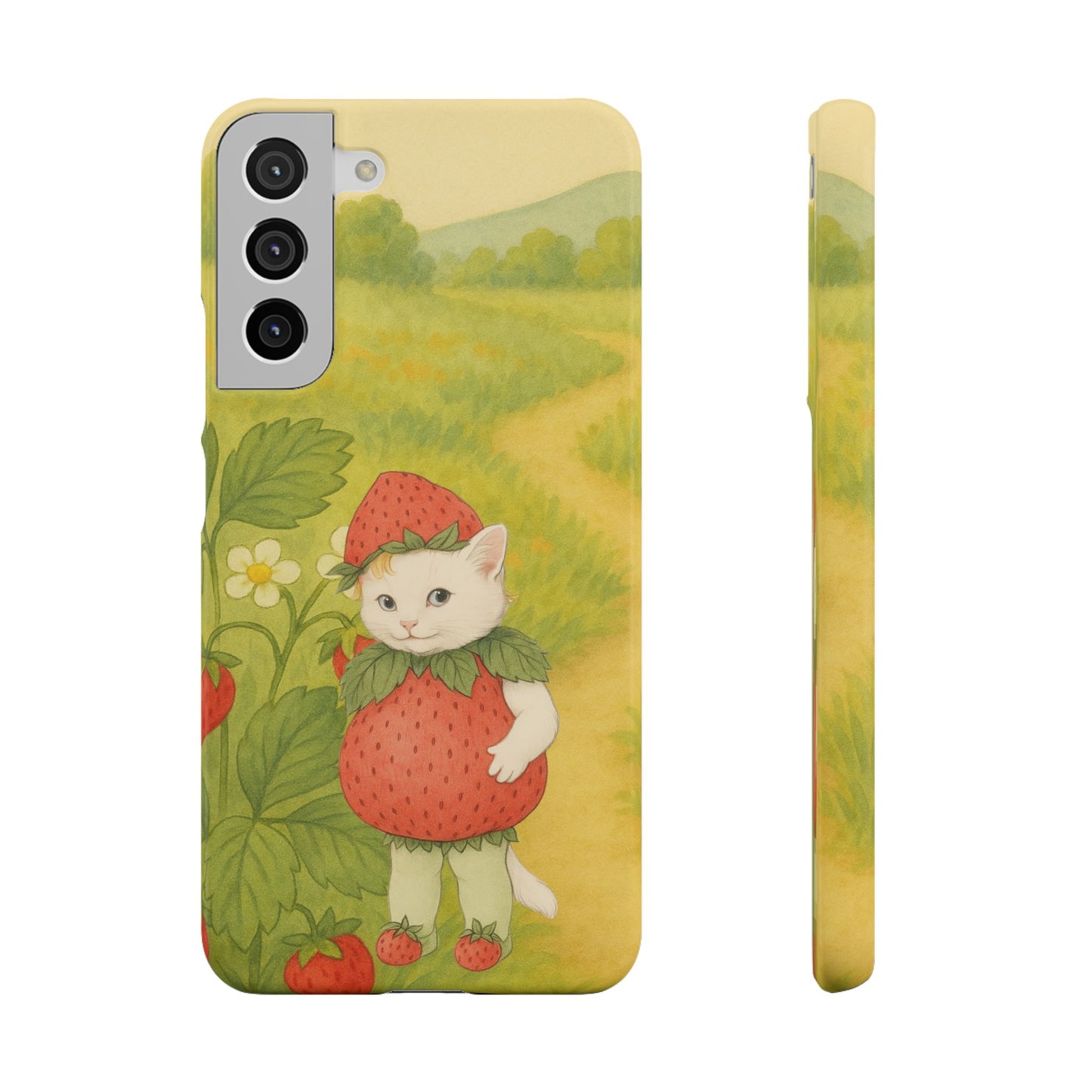 Strawberry Cat x Mother Earth's Children Snap Phone Case