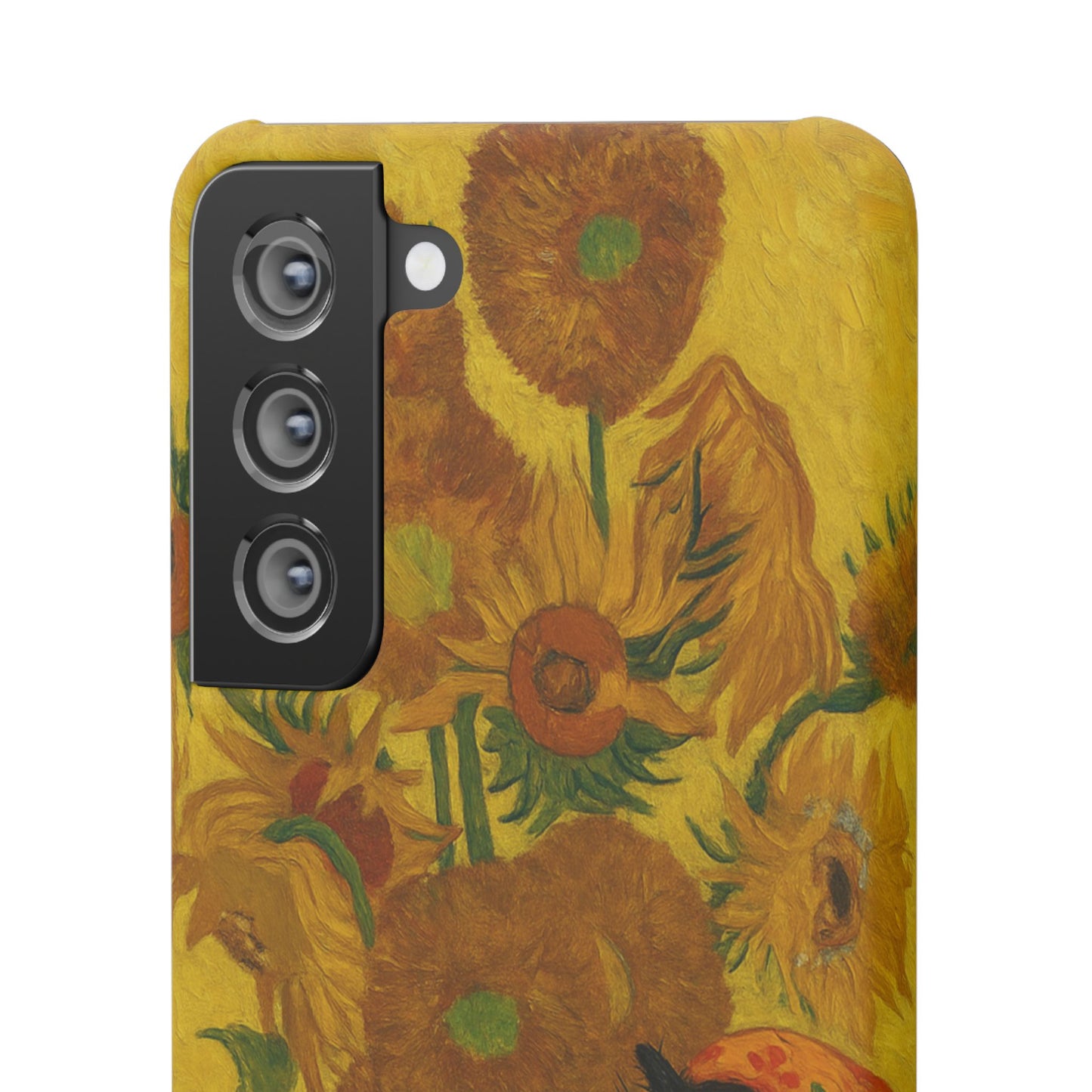 Babushka Cat Van Gogh Sunflowers Snap Phone Case