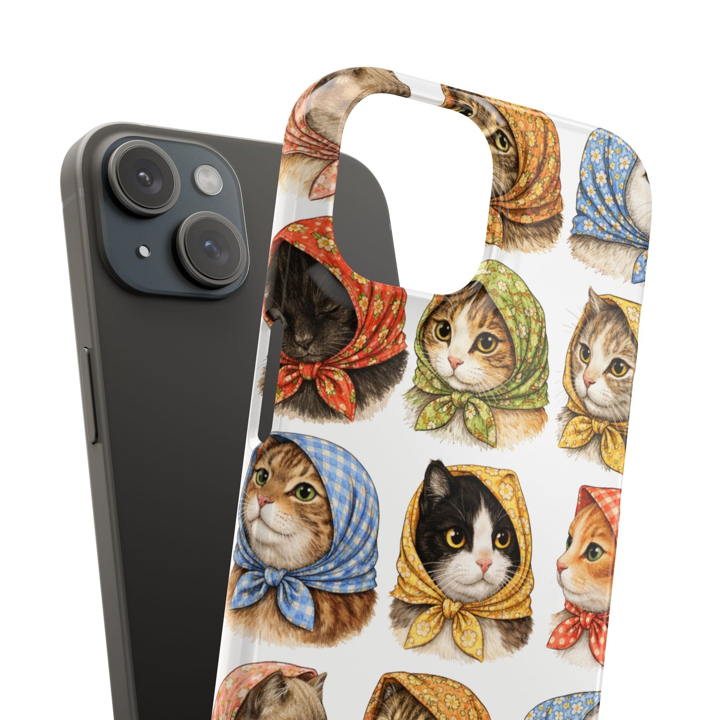 Babushka Cats Snap Phone Case