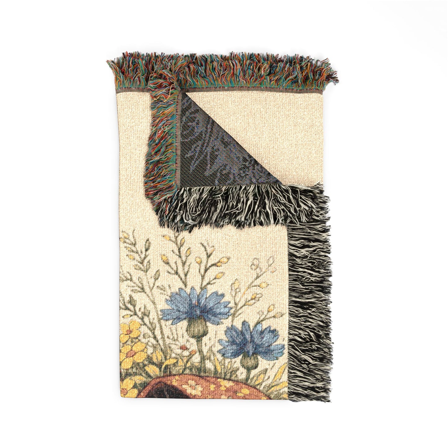 Babushka Cats Blanket, Throw Blanket, Unique Heirloom Gift
