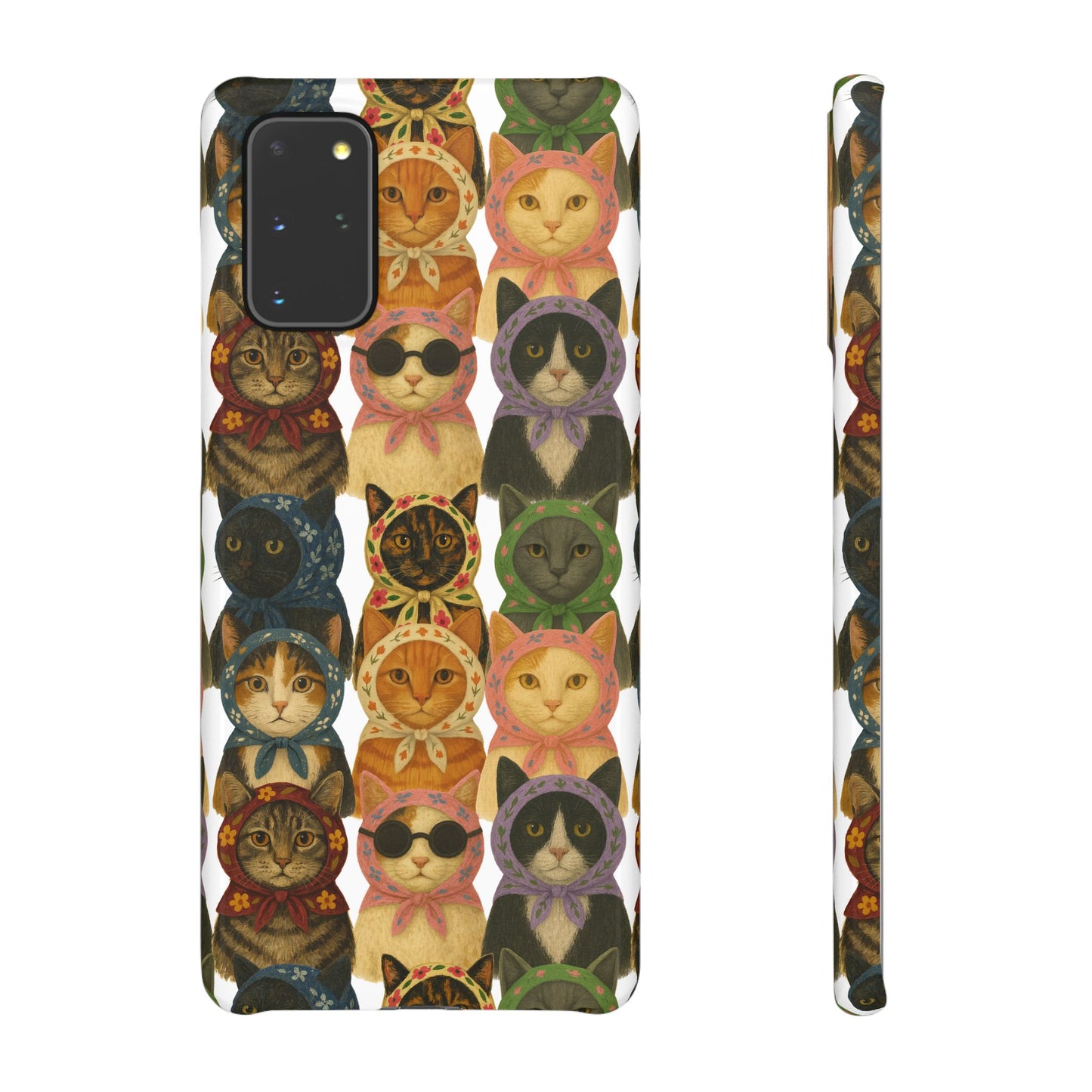 Babushka Cat Snap Phone Cases