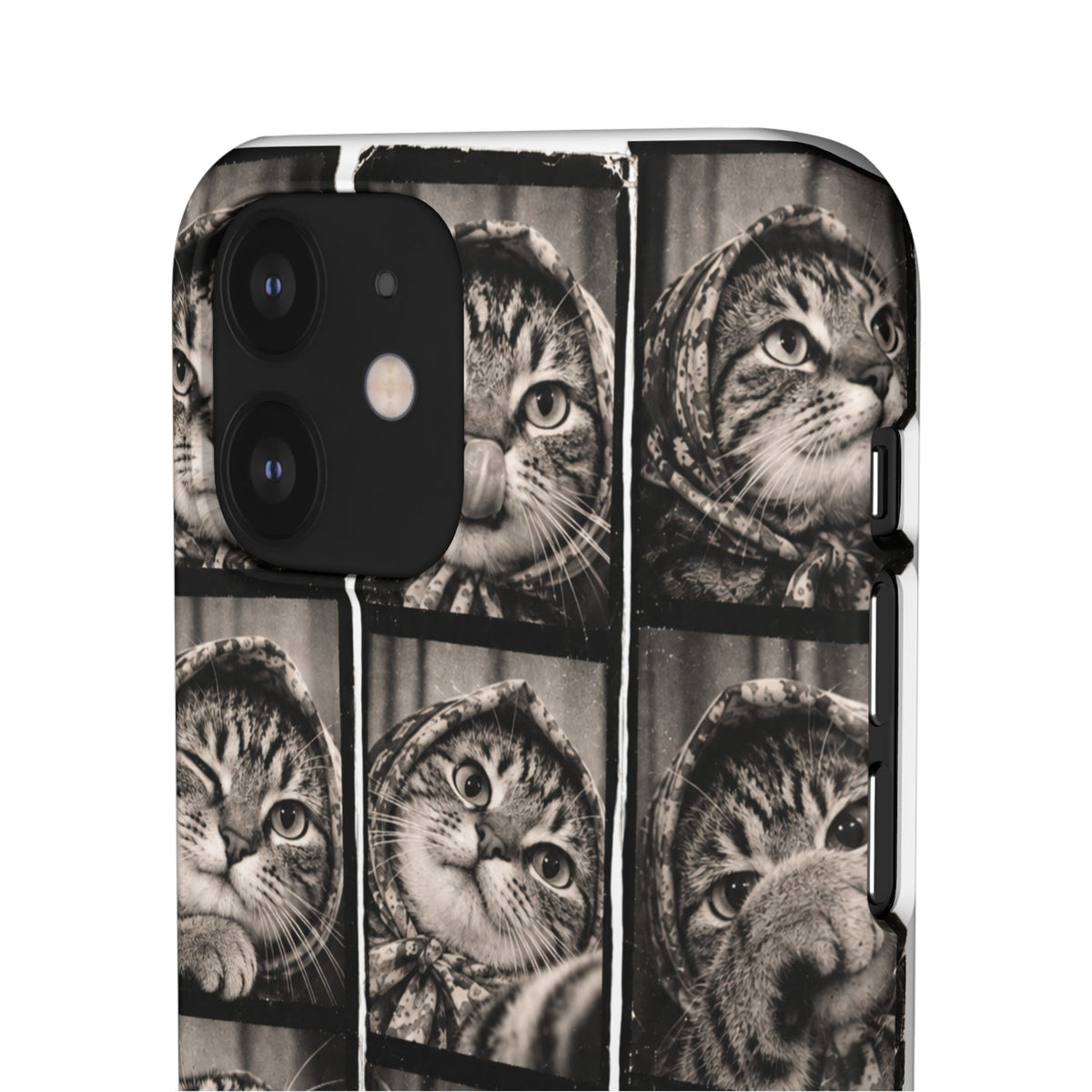 Babushka Cat Photobooth Snap Phone Case