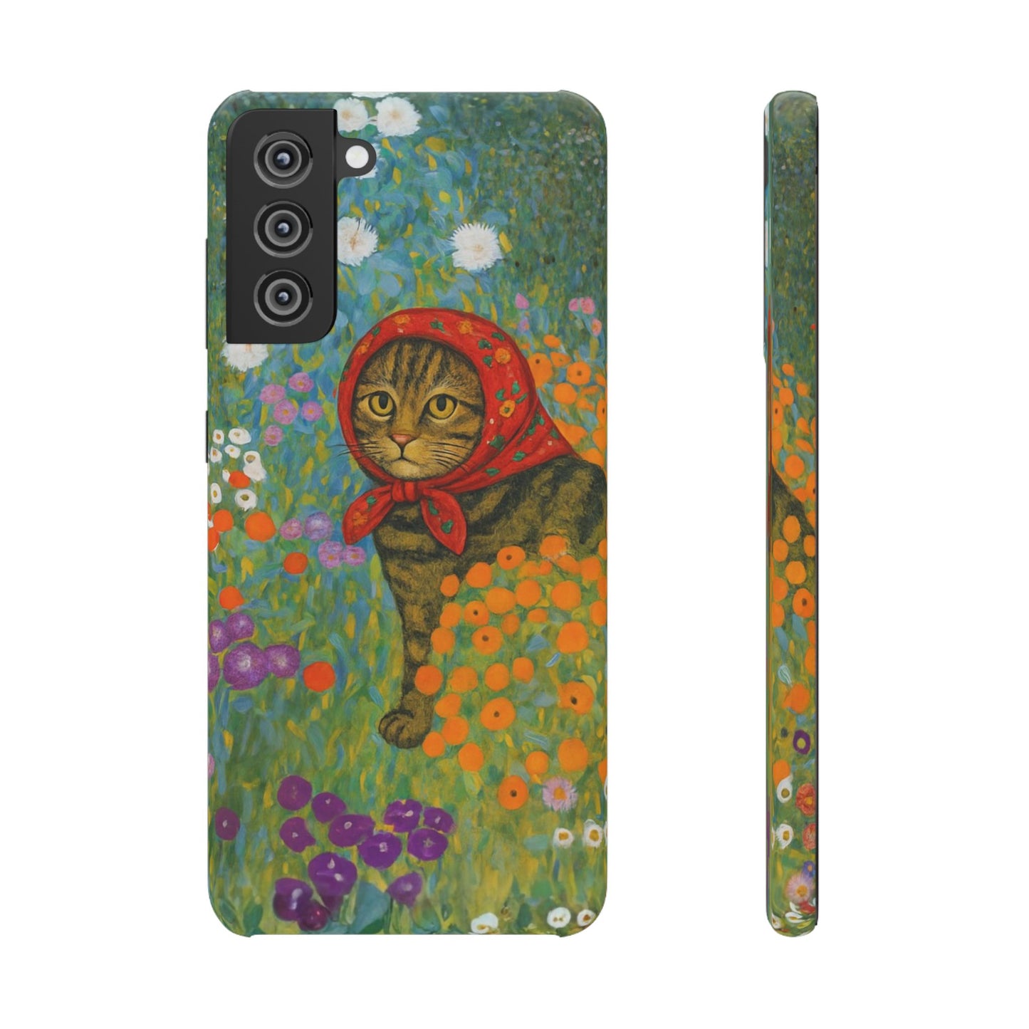 Babushka Cat Gusav Klimt Snap Phone Case