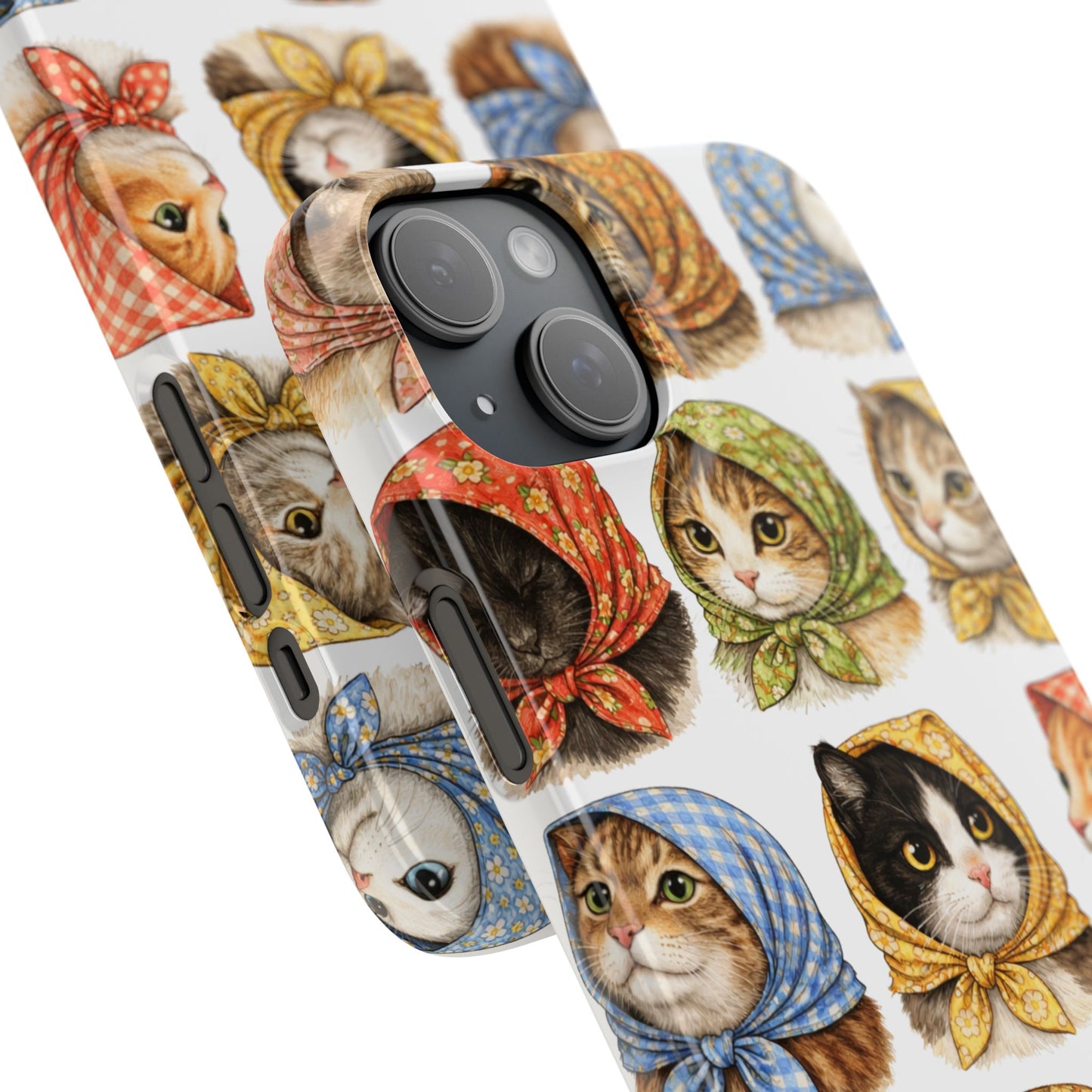 Babushka Cats Snap Phone Case