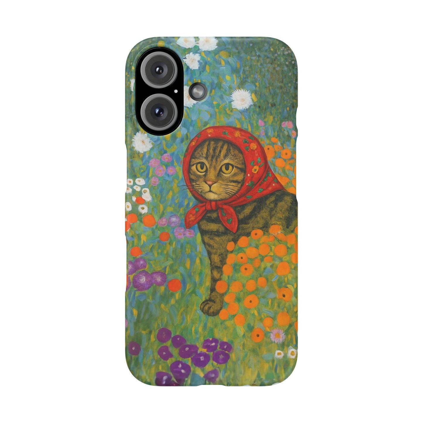 Babushka Cat Gusav Klimt Snap Phone Case