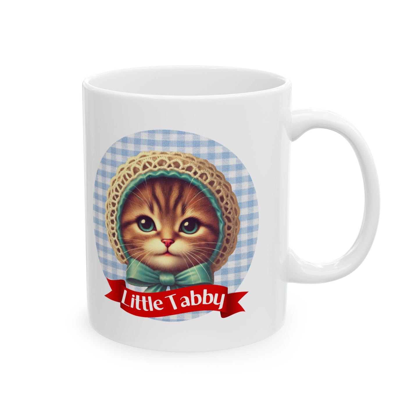 Tabby Cat, Little Tabby Parody Ceramic Mug, (11oz)