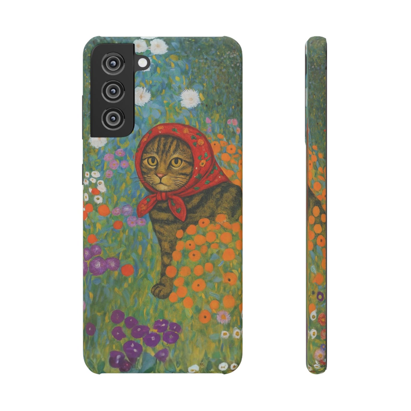 Babushka Cat Gusav Klimt Snap Phone Case