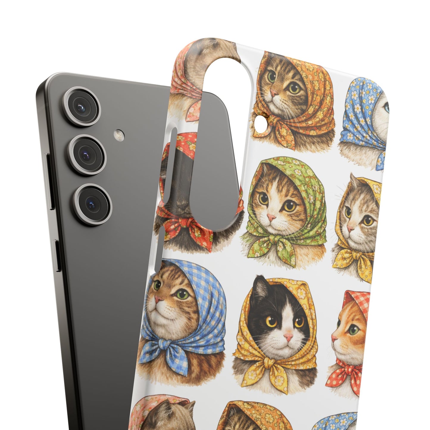 Babushka Cats Snap Phone Case