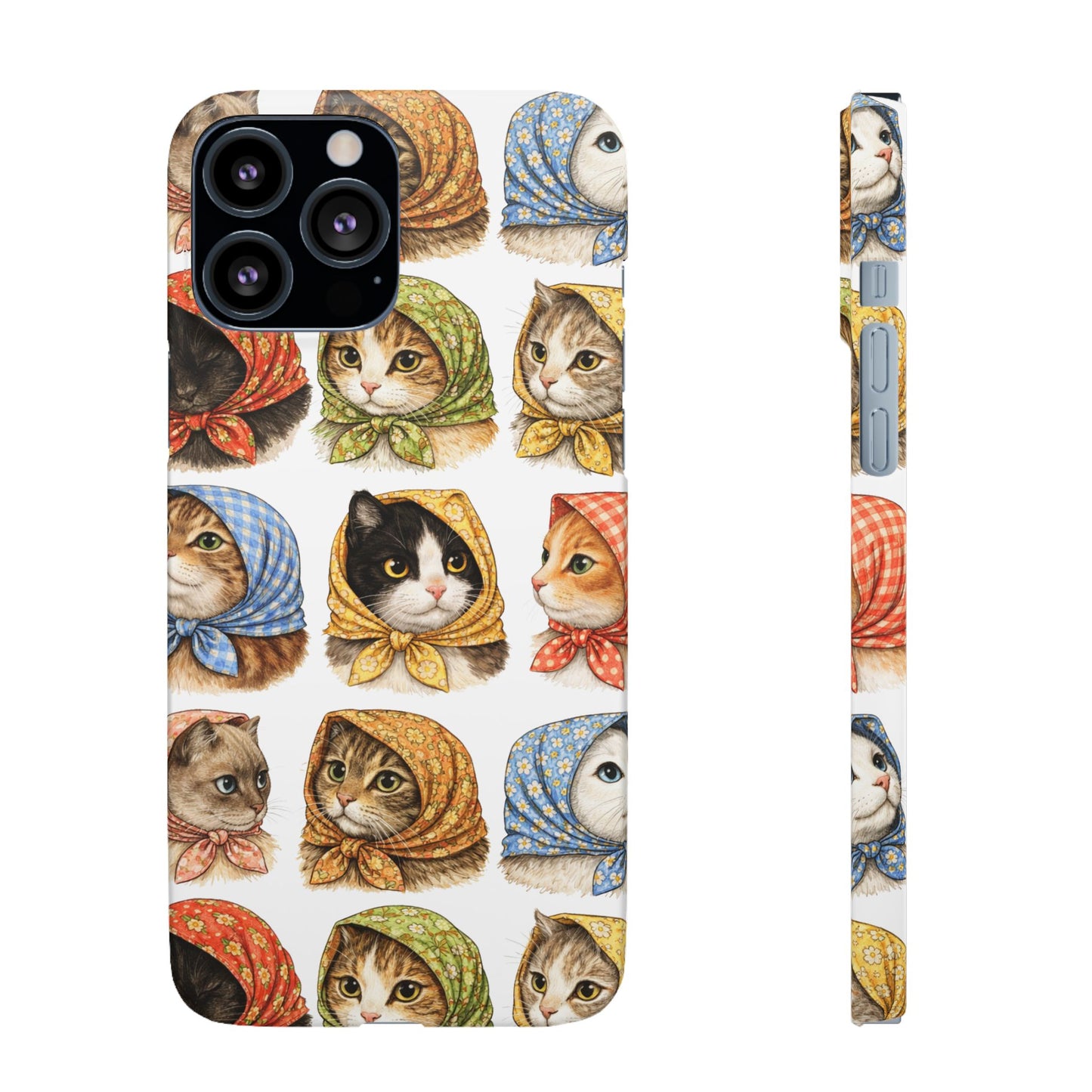 Babushka Cats Snap Phone Case