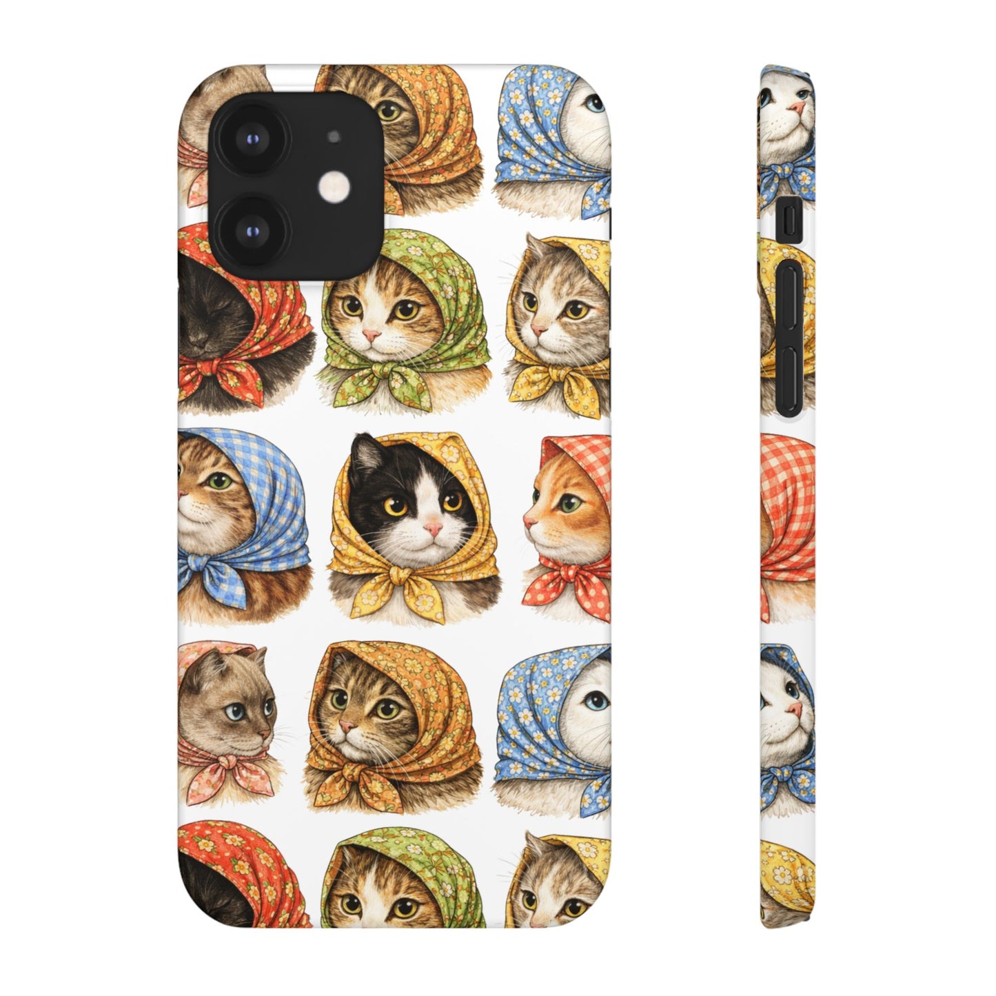 Babushka Cats Snap Phone Case